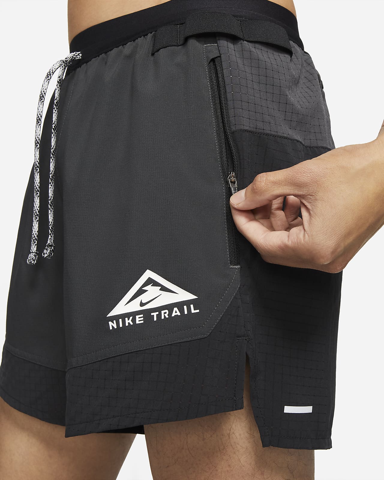 nike dri fit shorts with back zip pocket