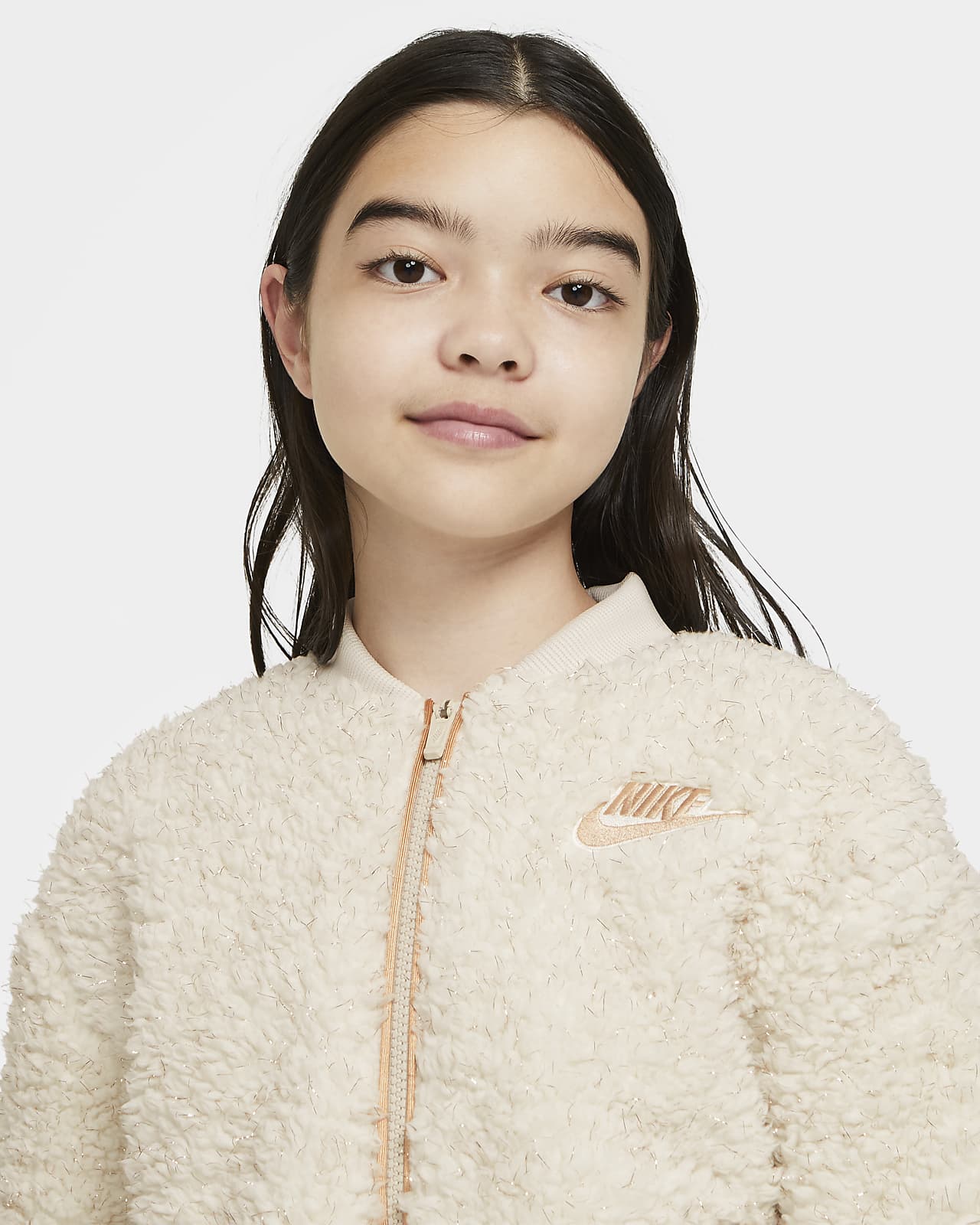 nike full zip sherpa jacket