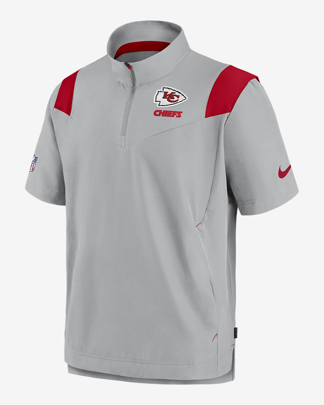 Nike Sideline Coach Lockup (NFL Kansas City Chiefs) Men's Short-Sleeve ...