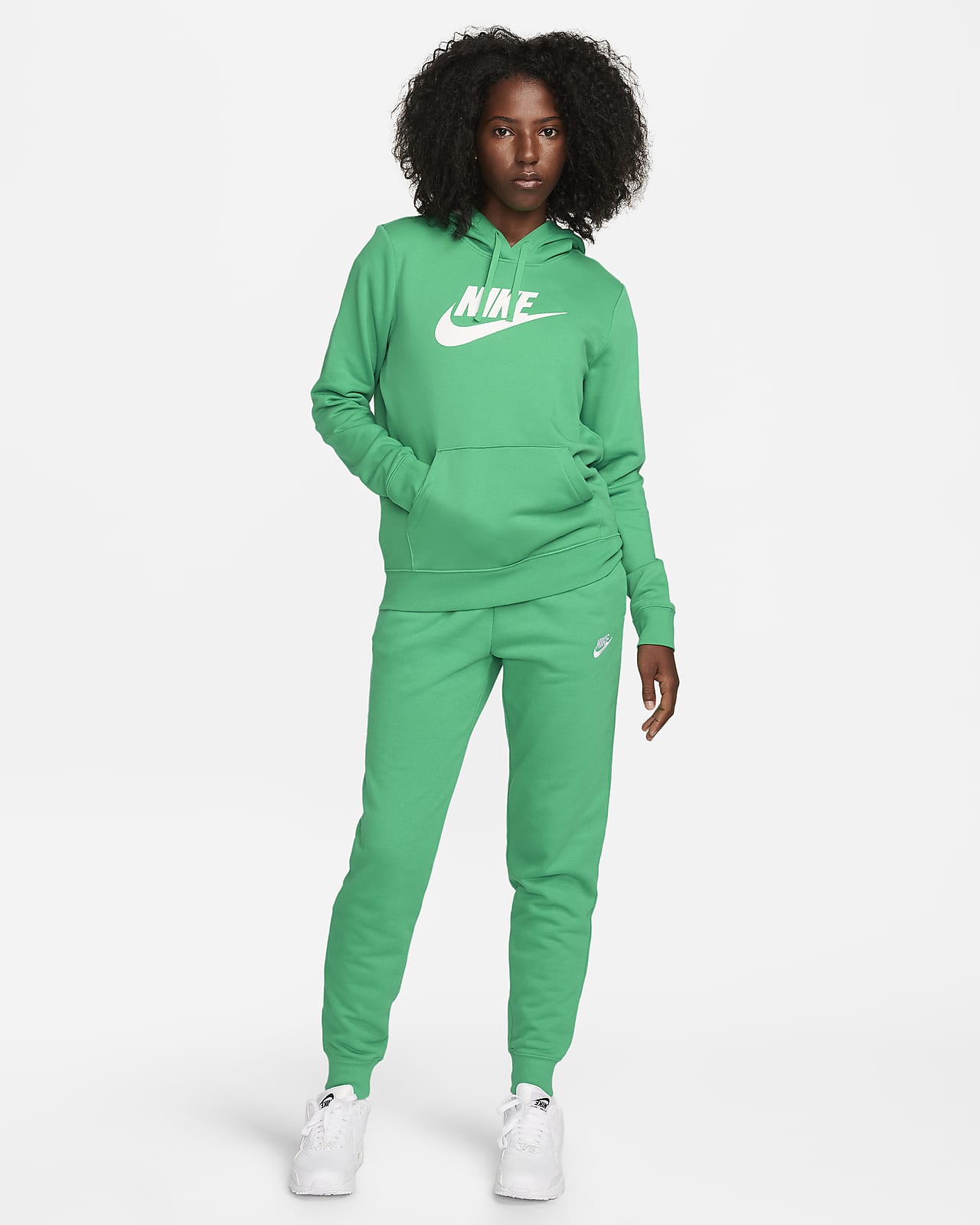 Nike Sportswear Club Fleece Women\'s Mid-Rise Joggers.