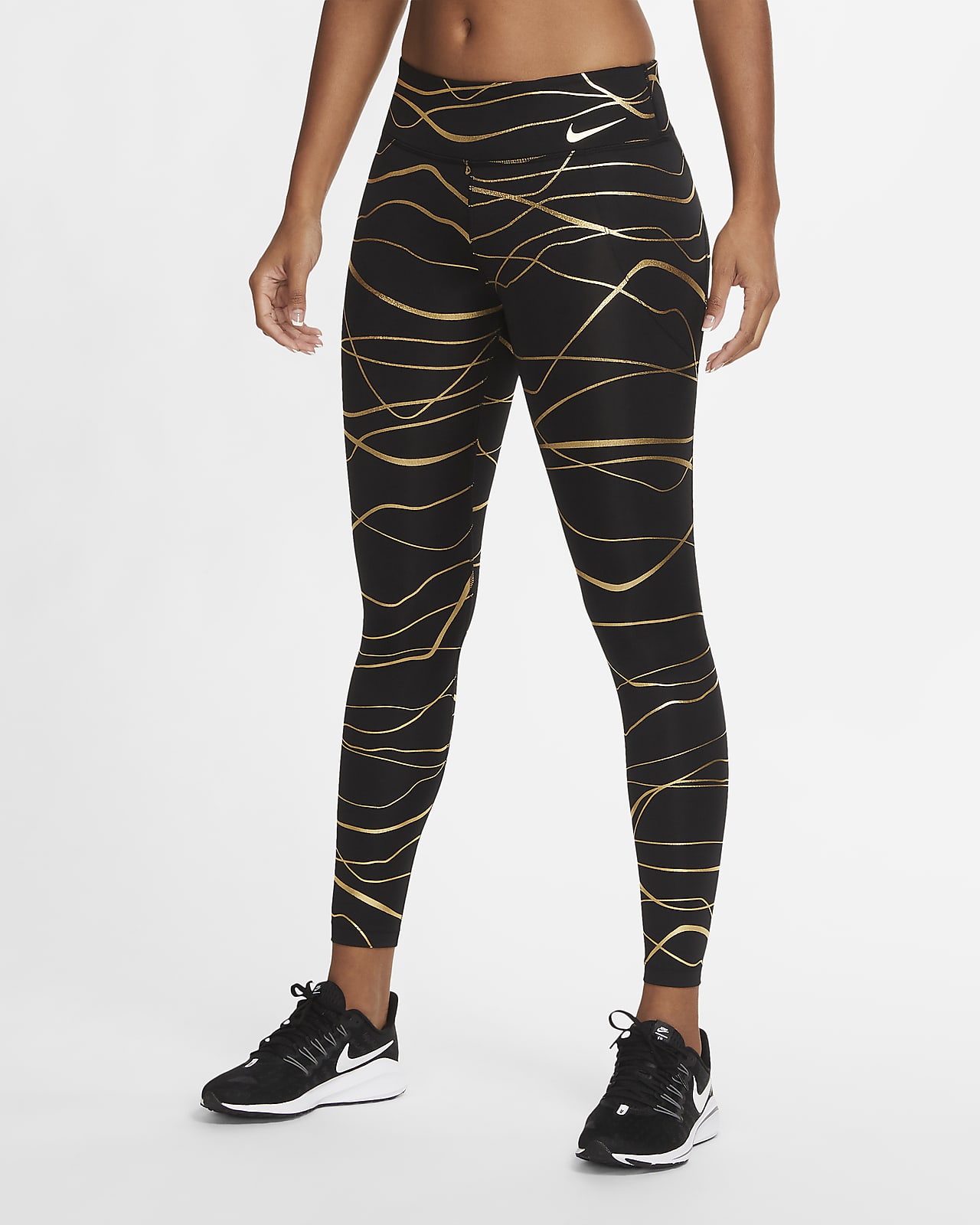 Women's Nike Icon Clash Leggings XS Black Gym Running Training