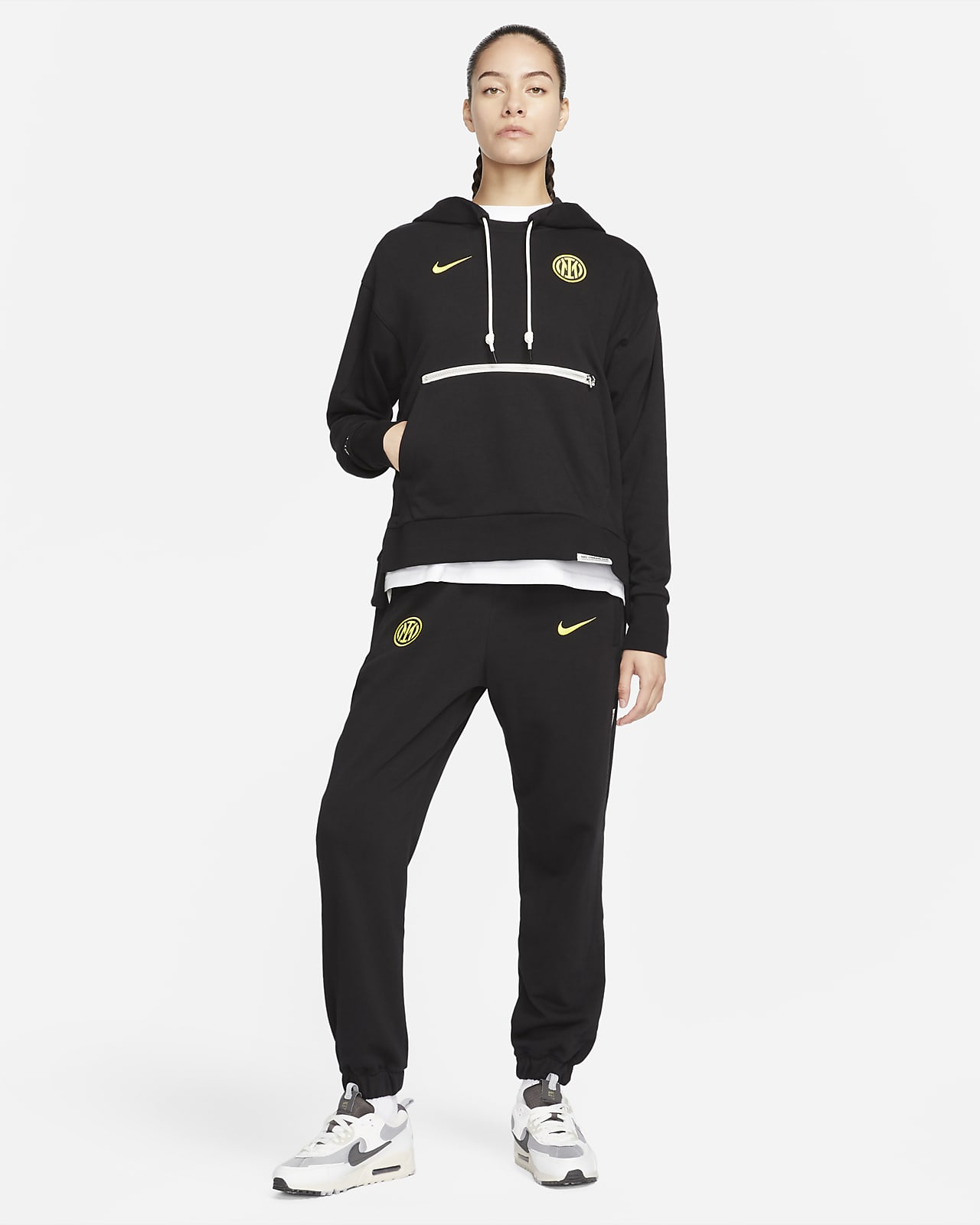 Felpa pullover con cappuccio Nike Dri-FIT Inter Standard Issue – Donna