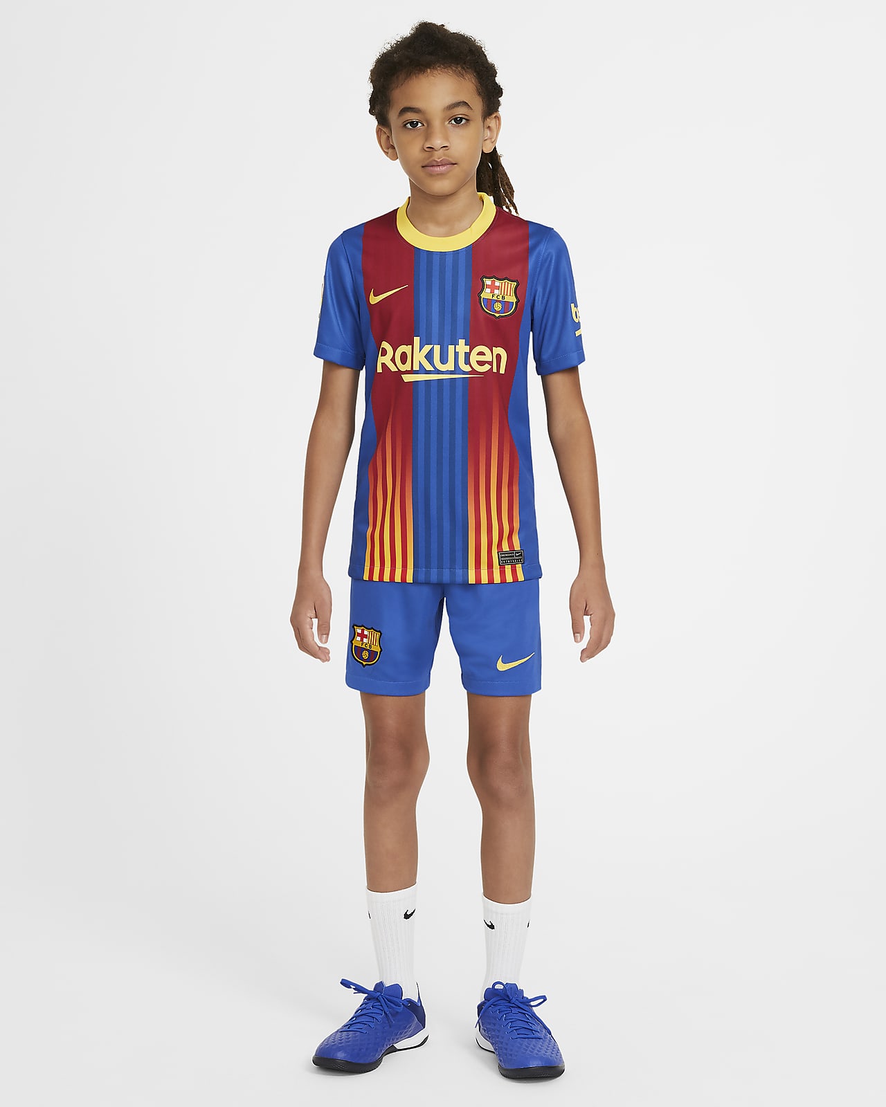 Shorts da calcio FC Barcelona 2020/21 Stadium - Ragazzi