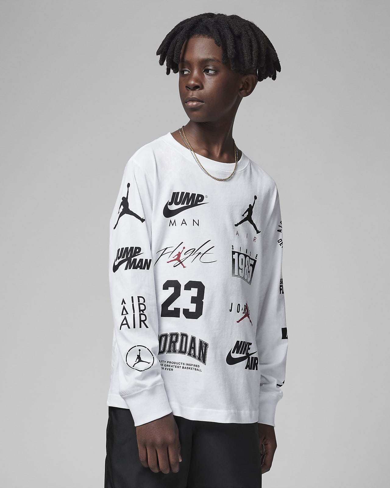 NIKE ナイキ JORDAN ジョーダン23 メンズTシャツ 長袖DH8907 - T