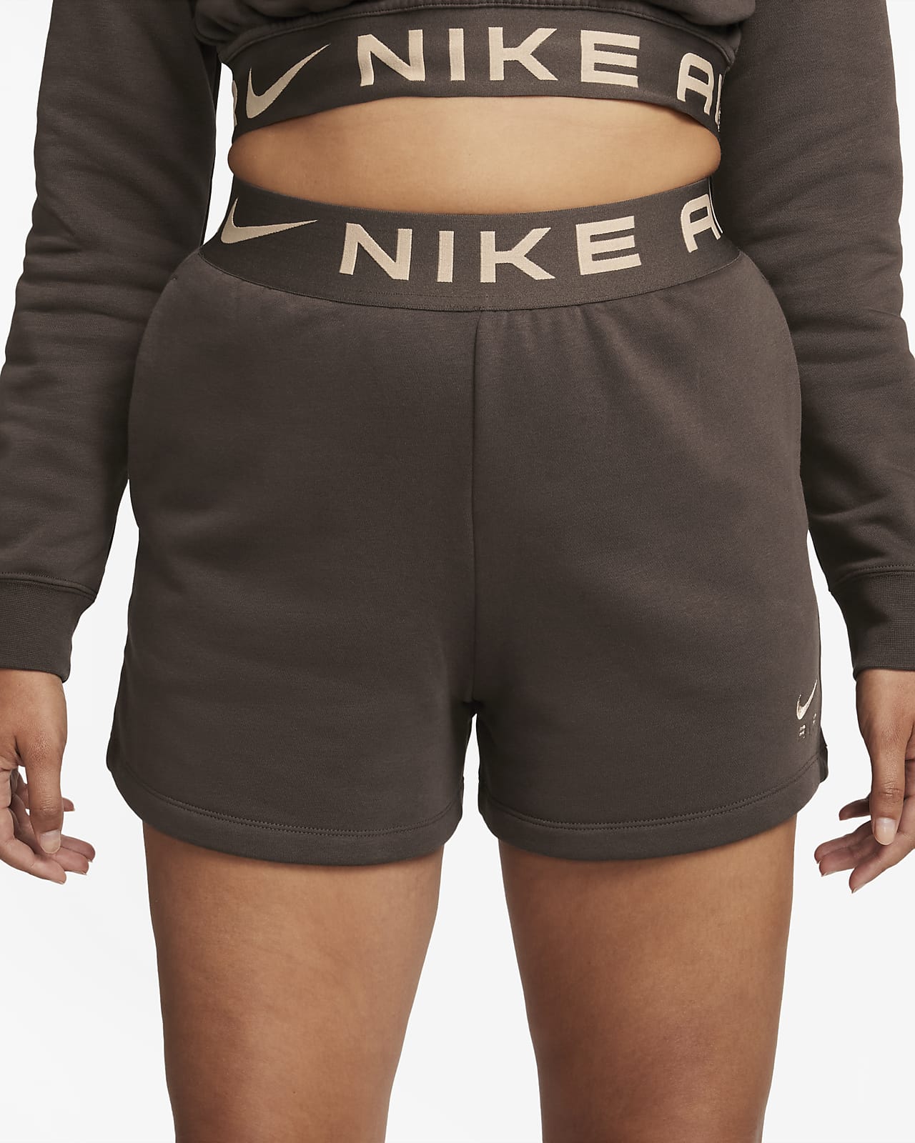 Womens Nike Sportswear Phoenix Fleece High- Waisted Shorts