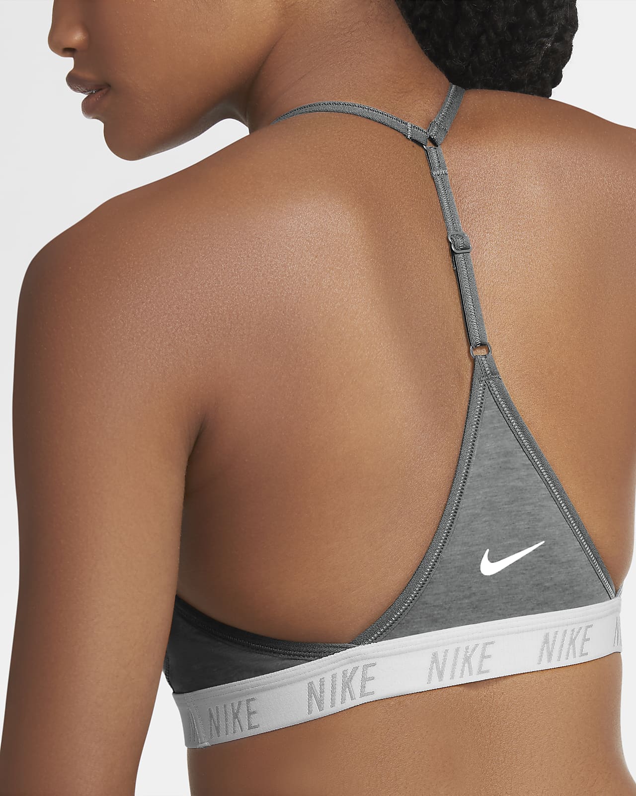 Nike Indy Women's Light-Support Padded V-Neck Sports Bra. Nike LU