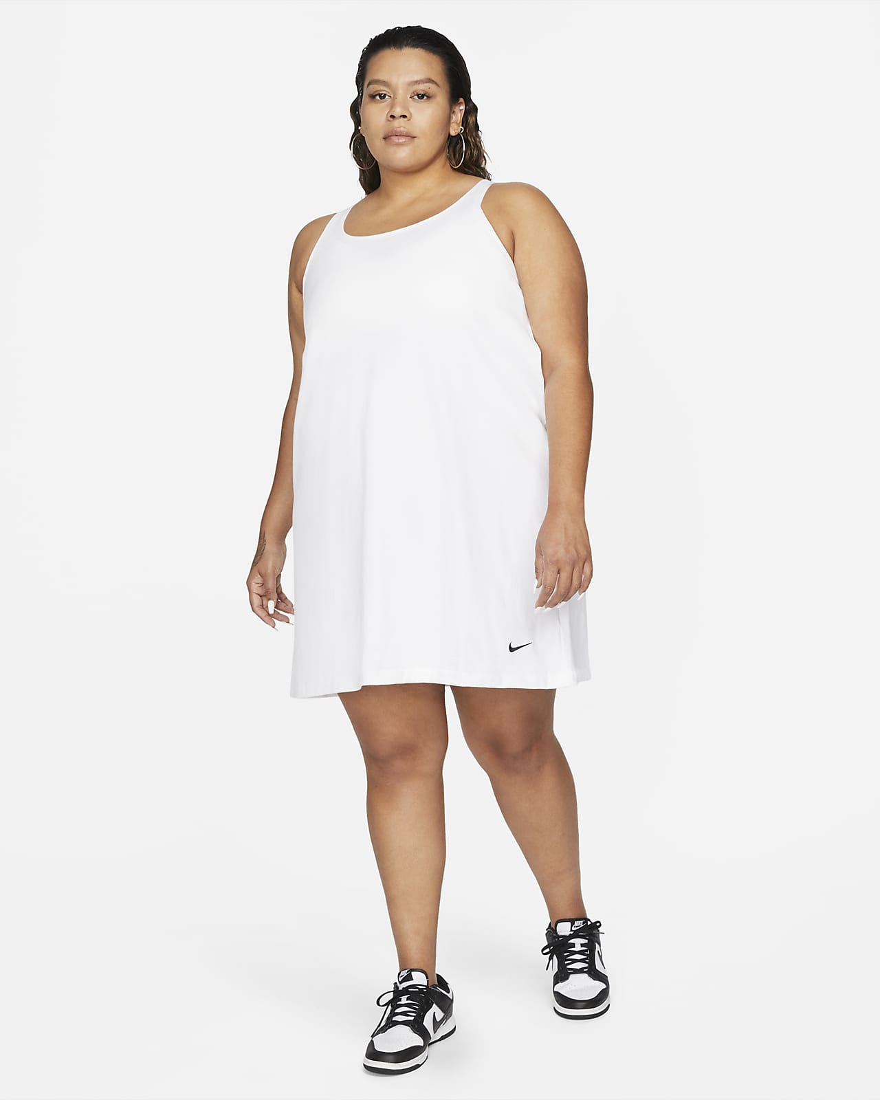 Vestido de tirantes de tejido de punto para mujer (talla grande) Nike  Sportswear. Nike.com