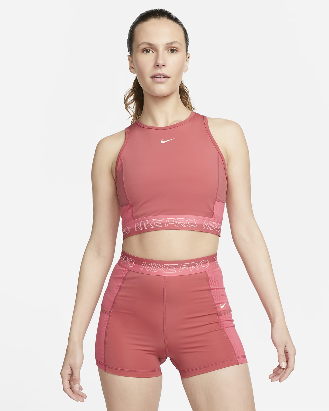 Contractie achter ongeduldig Nike Pro Dri-FIT Women's Cropped Training Tank Top. Nike ID
