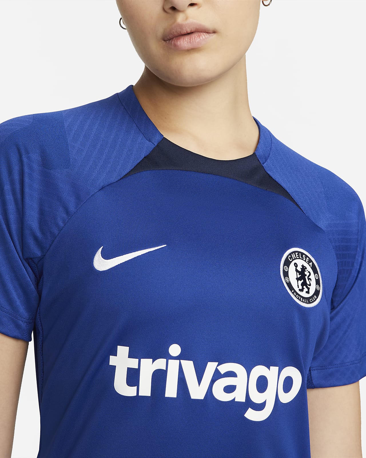 Strike Chelsea Camiseta de fútbol de manga Nike Dri-FIT - Mujer. Nike ES