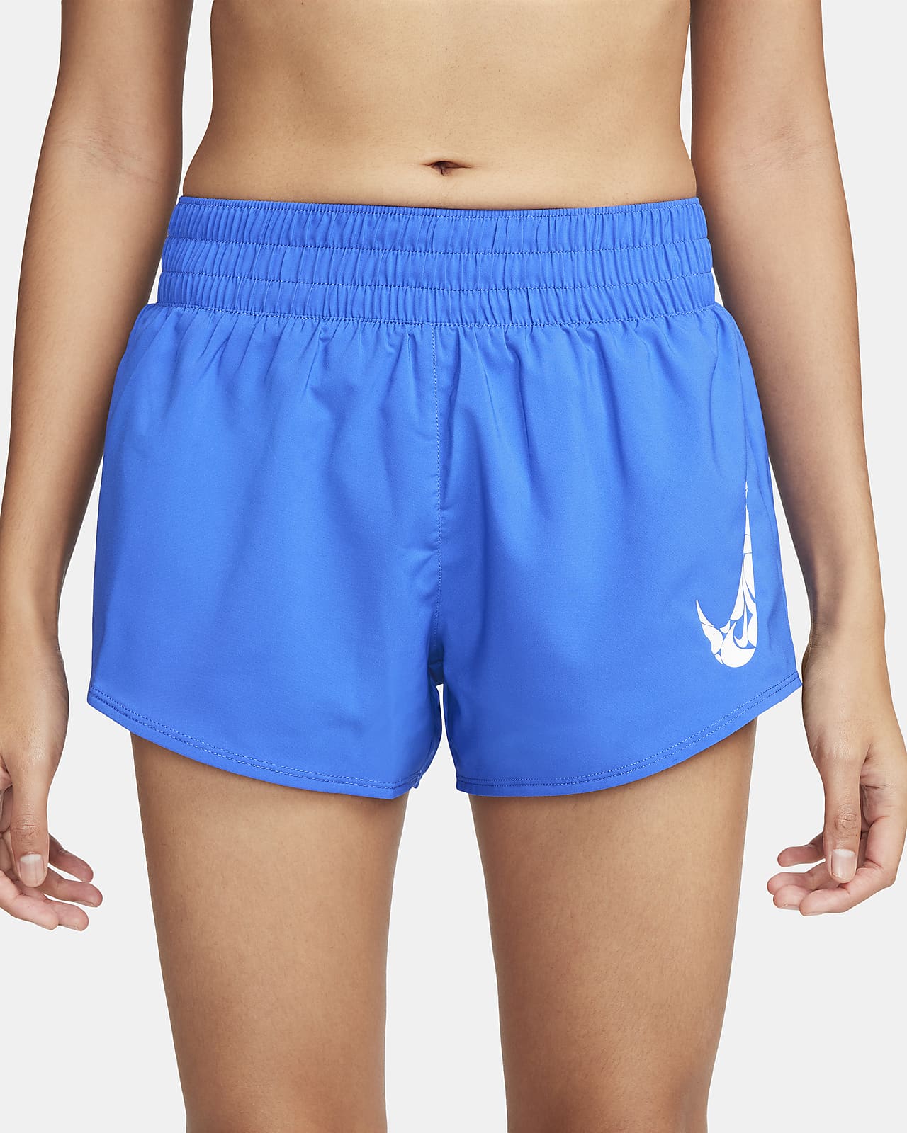 Short doubl taille mi basse 8 cm Dri FIT Nike One pour femme