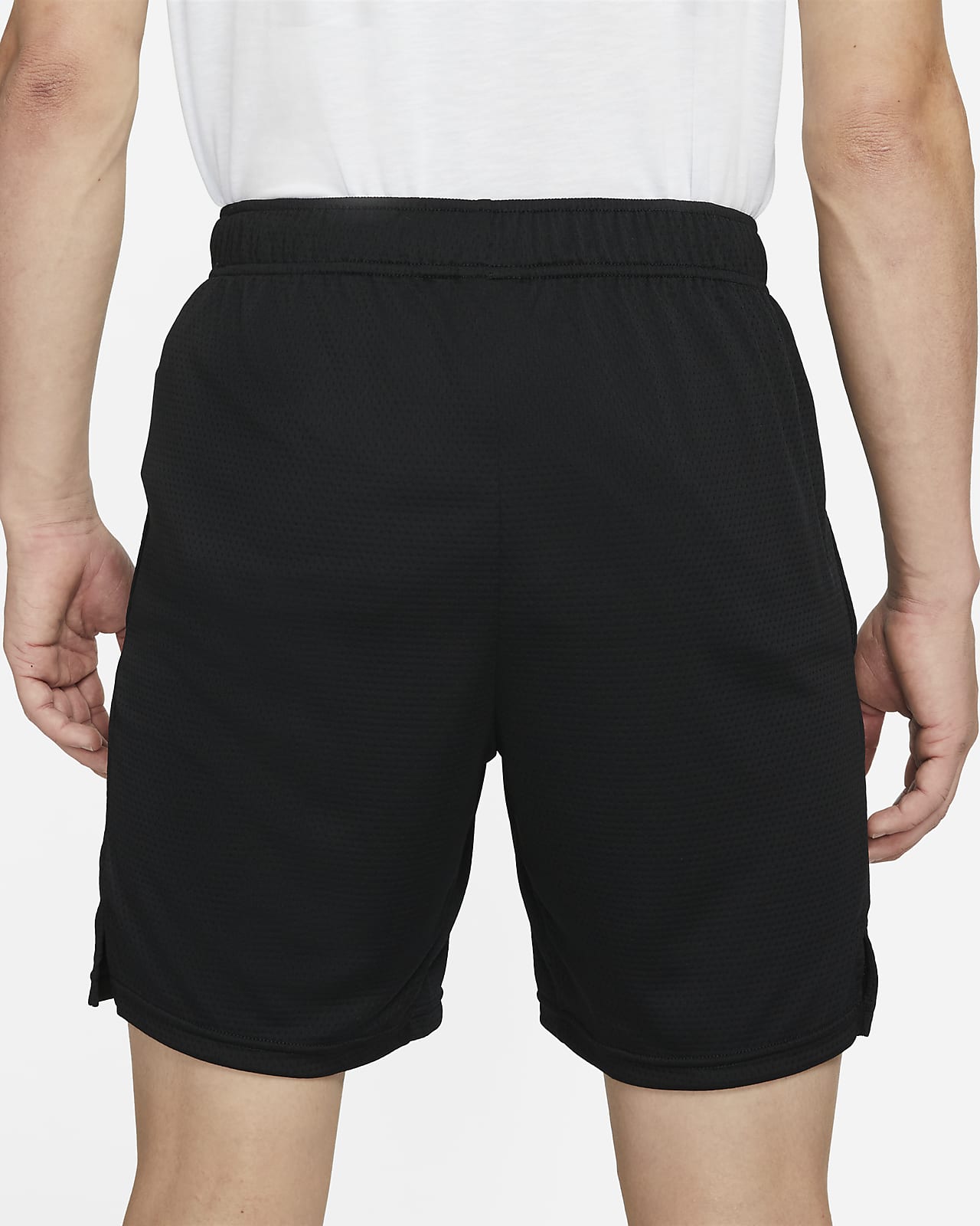 black nike mesh shorts