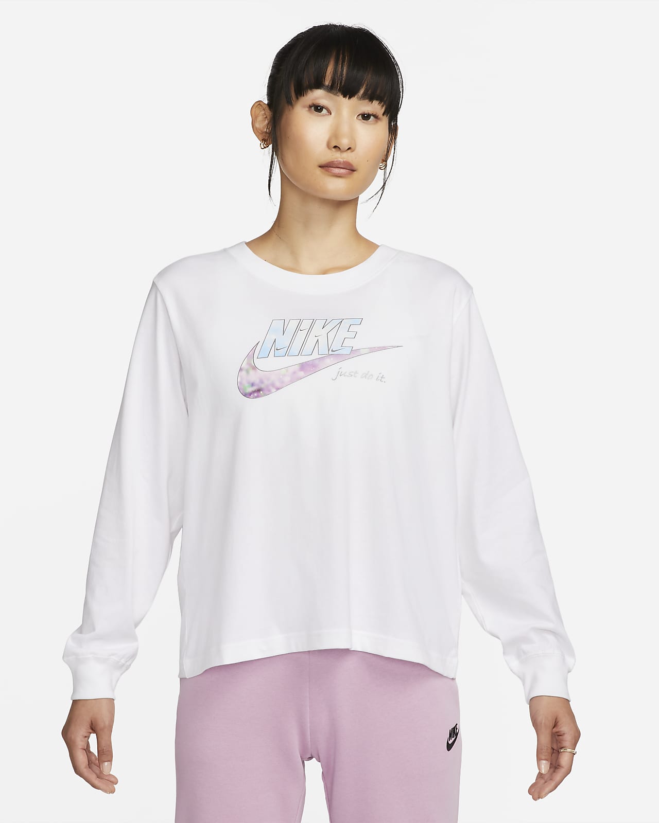 나이키 스포츠웨어 여성 긴팔 티셔츠