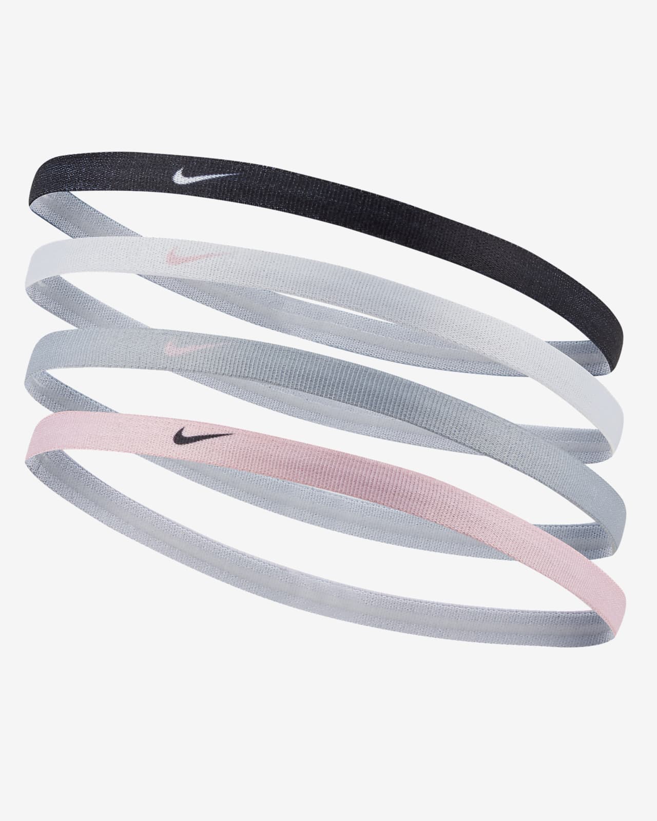 Nike Kid's Printed Headbands (4 Pack).