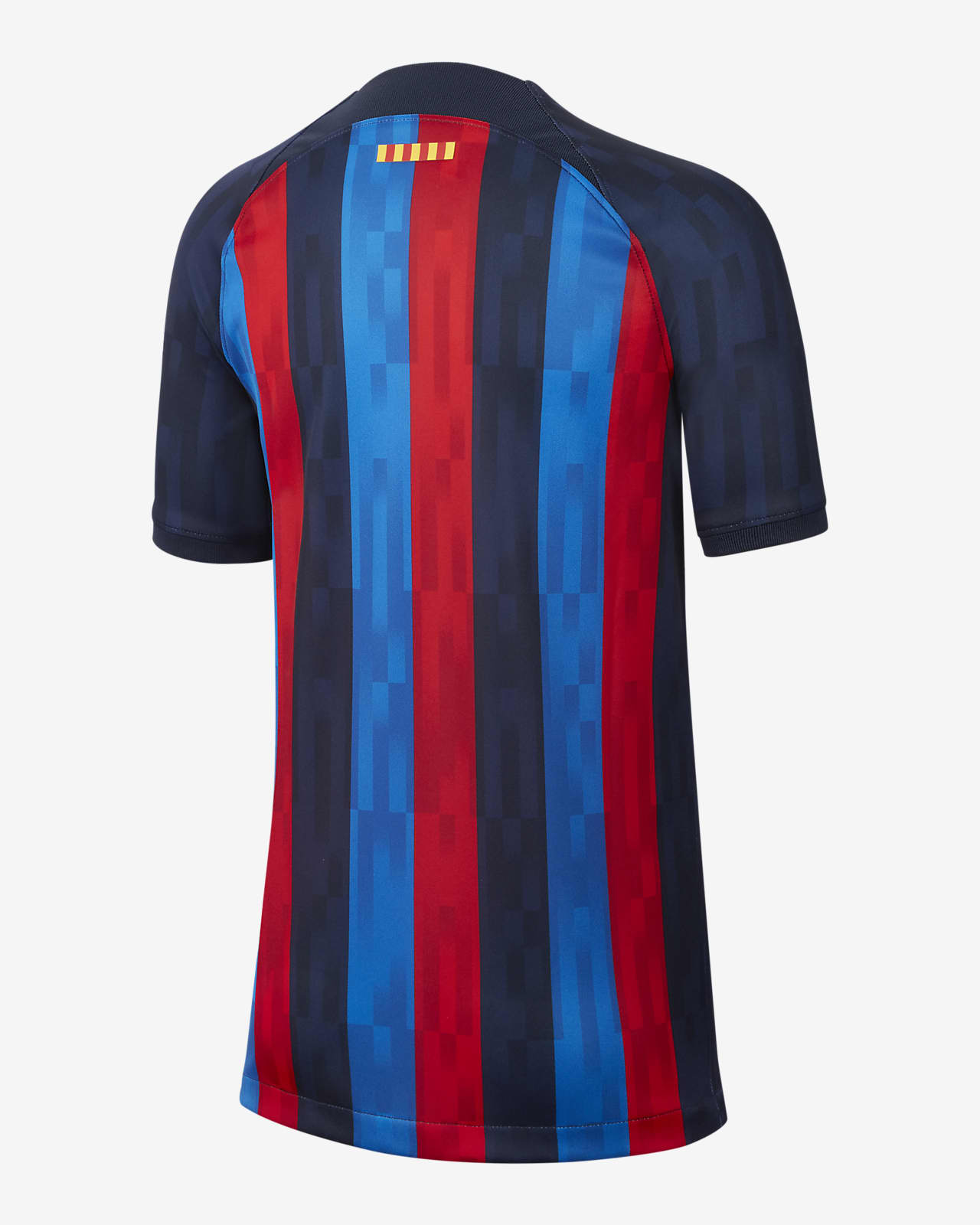 varkensvlees President januari FC Barcelona 2022/23 Stadium Thuis Nike voetbalshirt met Dri-FIT voor kids.  Nike NL