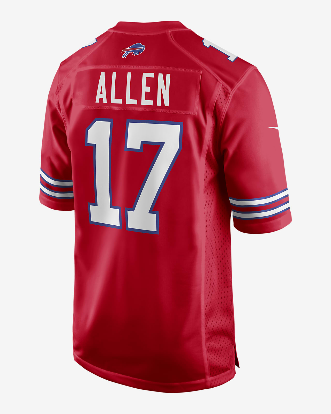 Men's Nike Josh Allen Red Buffalo Bills Alternate Game Jersey, Size: Small