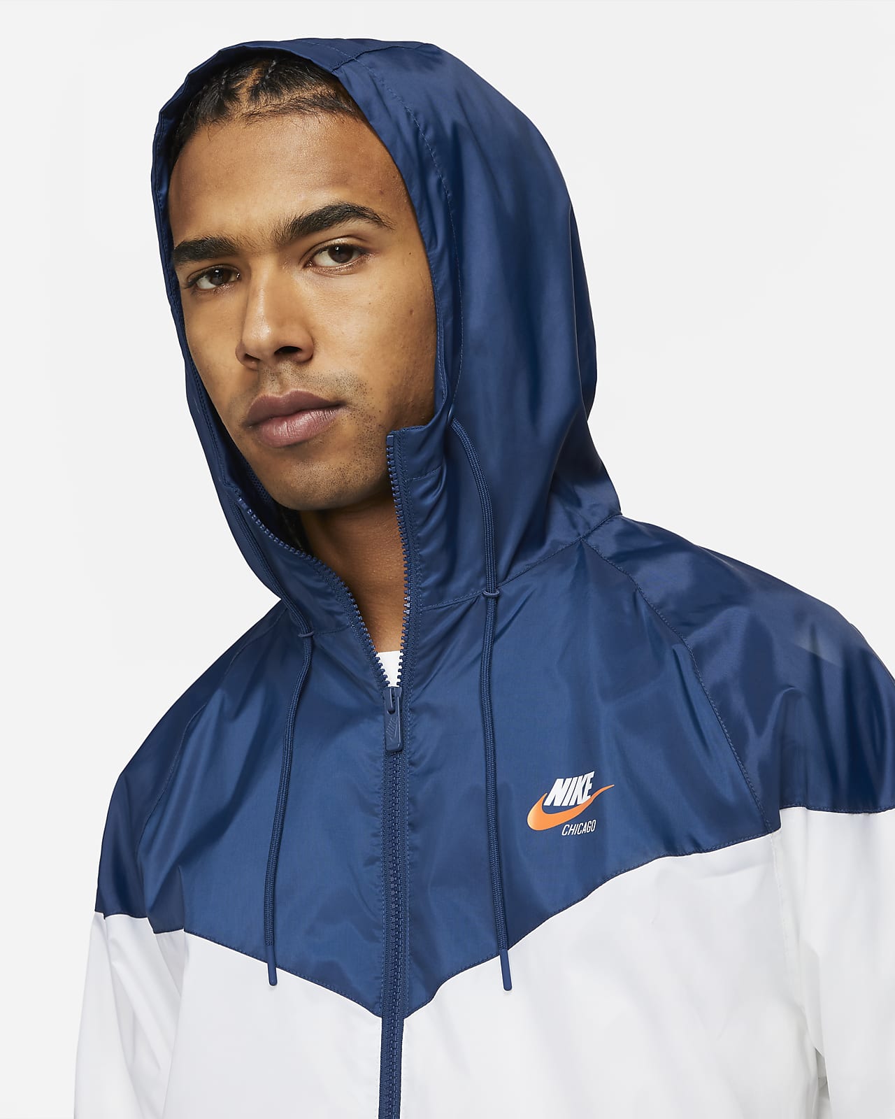 Nike Premium Essentials Men's Unlined Hooded Windrunner Jacket Blue  DA7354-455