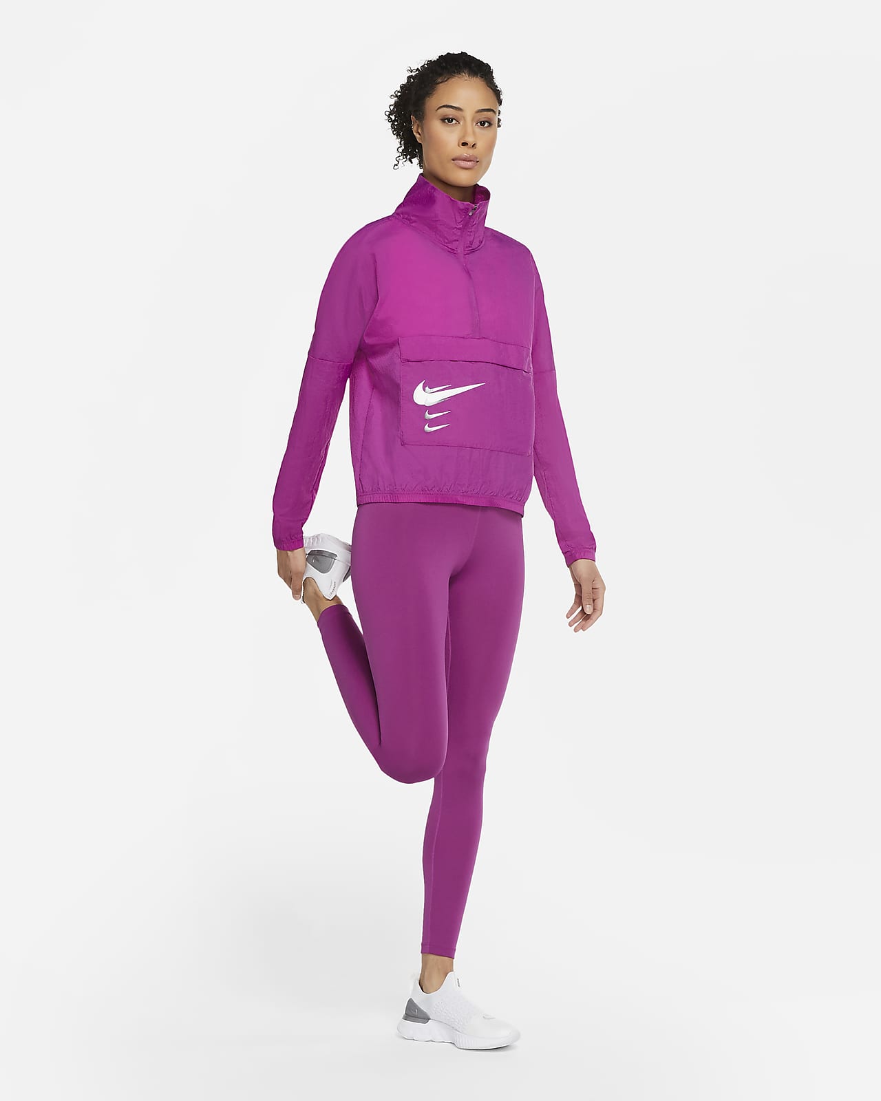nike tights and jacket