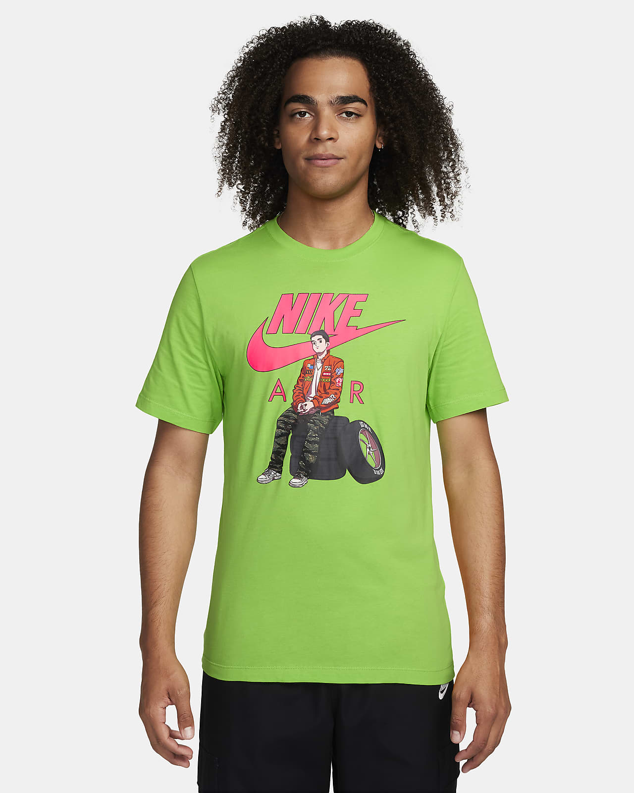 T-shirt med tryck Nike Air för män