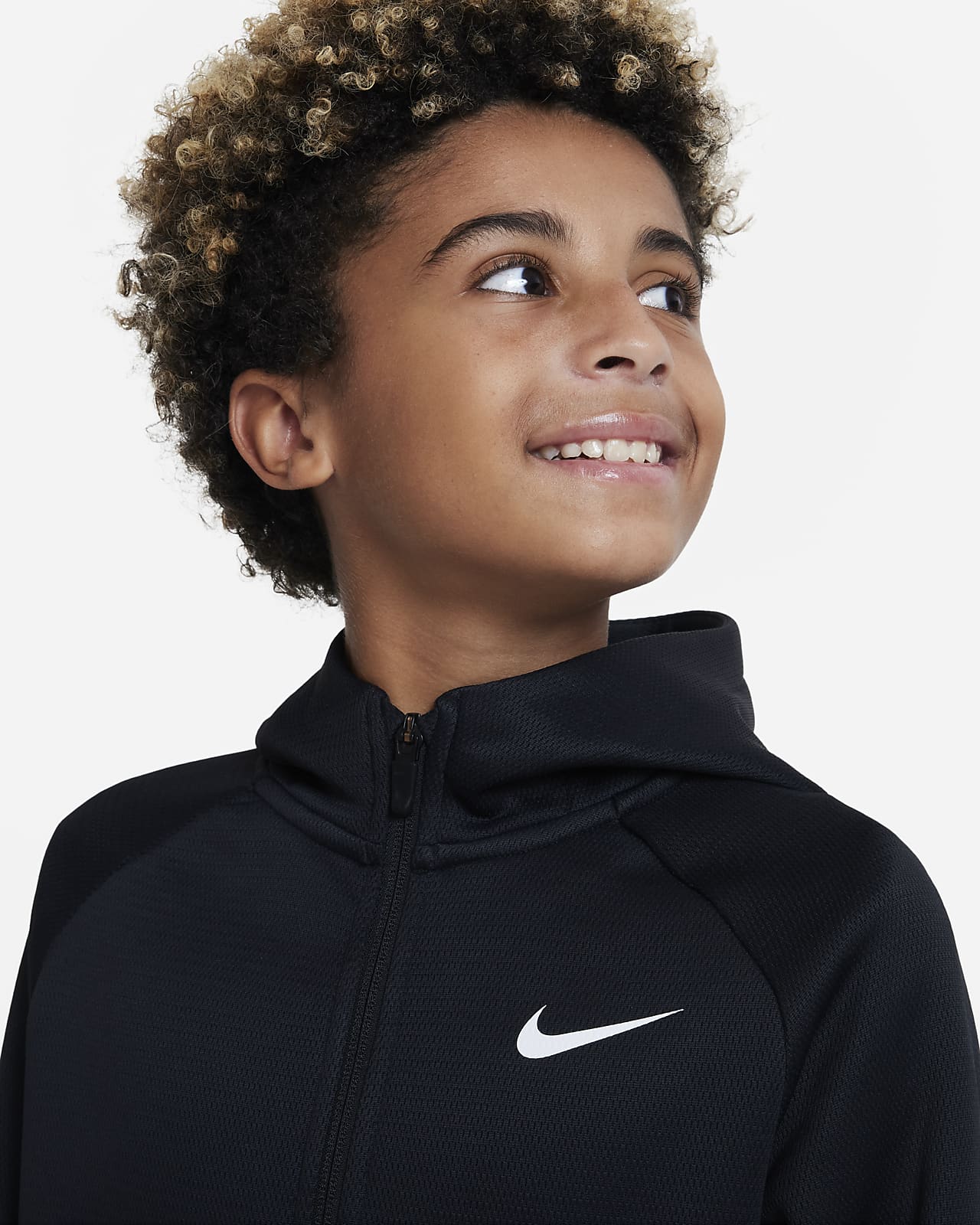 mikina Nike Therma-FIT s kapucí pro větší děti Nike CZ