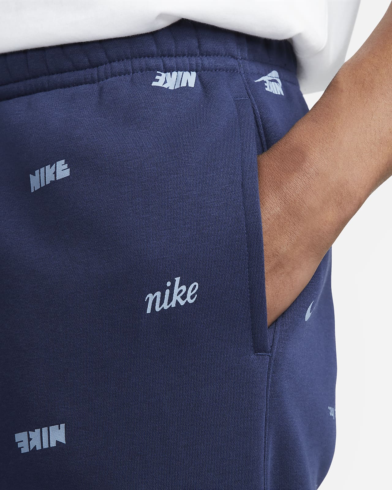 scannen Document kort Nike Club Fleece Men's Brushed-Back Allover Print Joggers. Nike.com