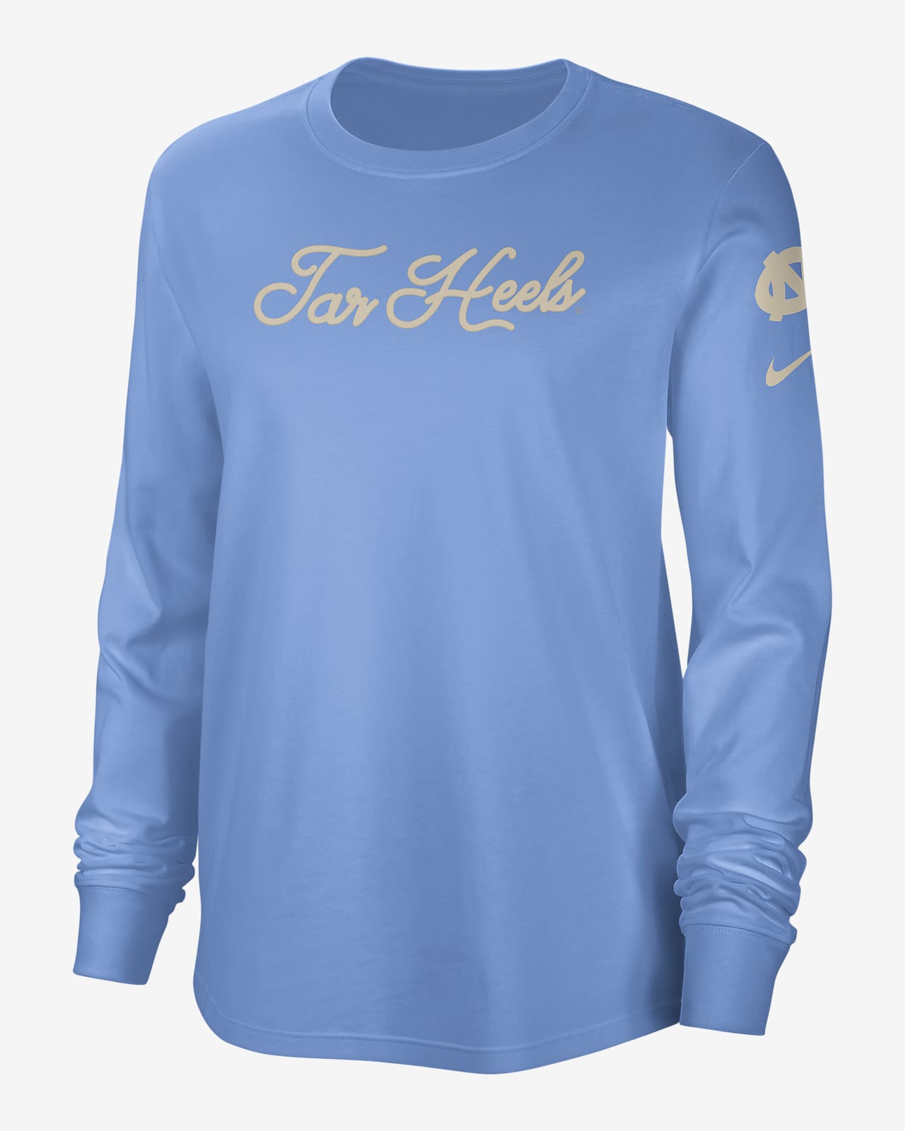 Ncaa North Carolina Tar Heels Women's Crew Neck Fleece Sweatshirt