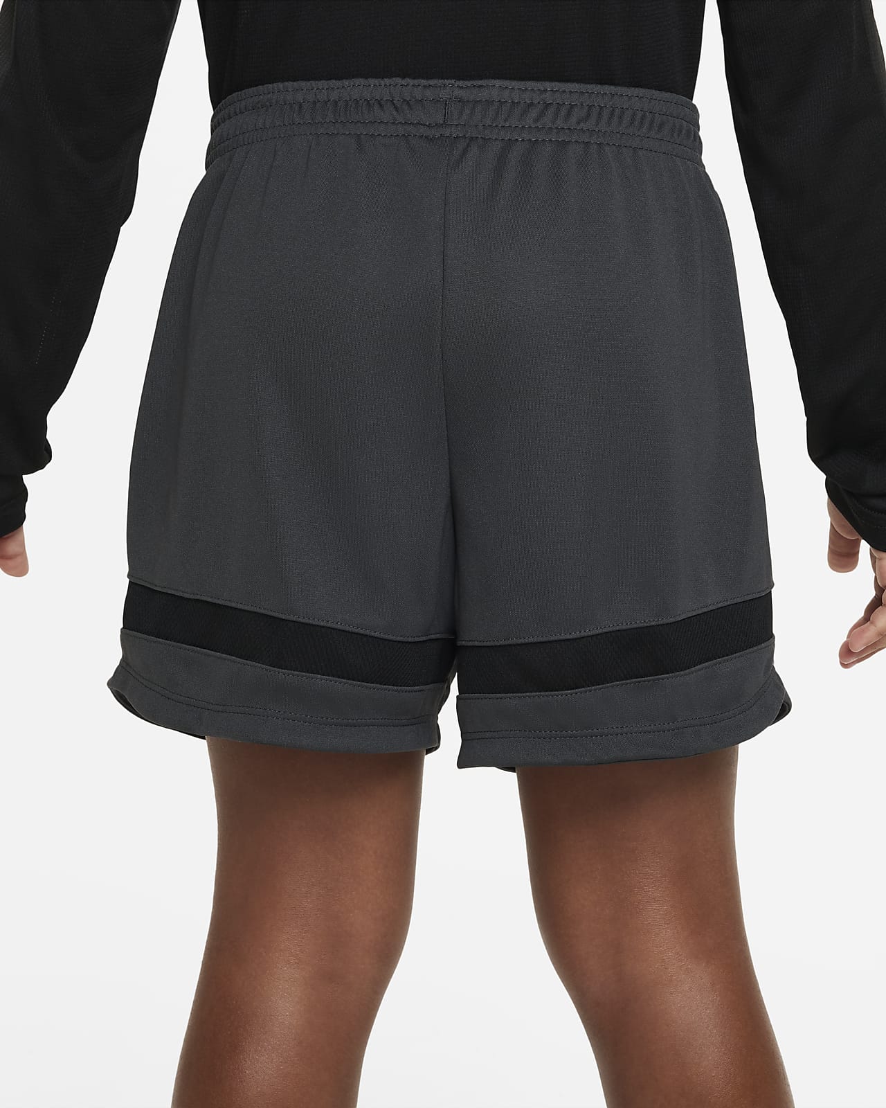 Nike Dri-FIT Academy Big Kids' Knit Soccer Shorts.