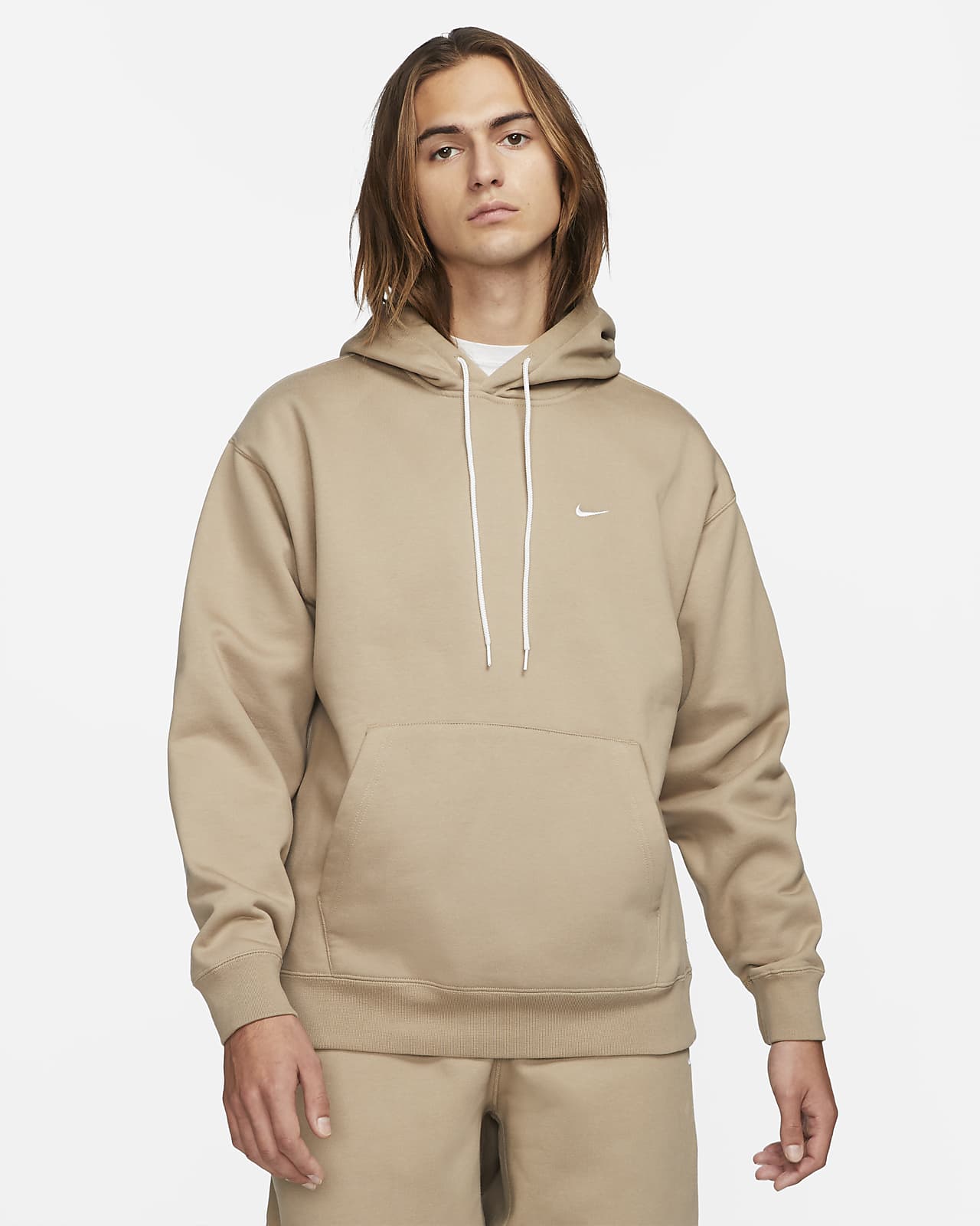 nikelab essential fleece hoodie