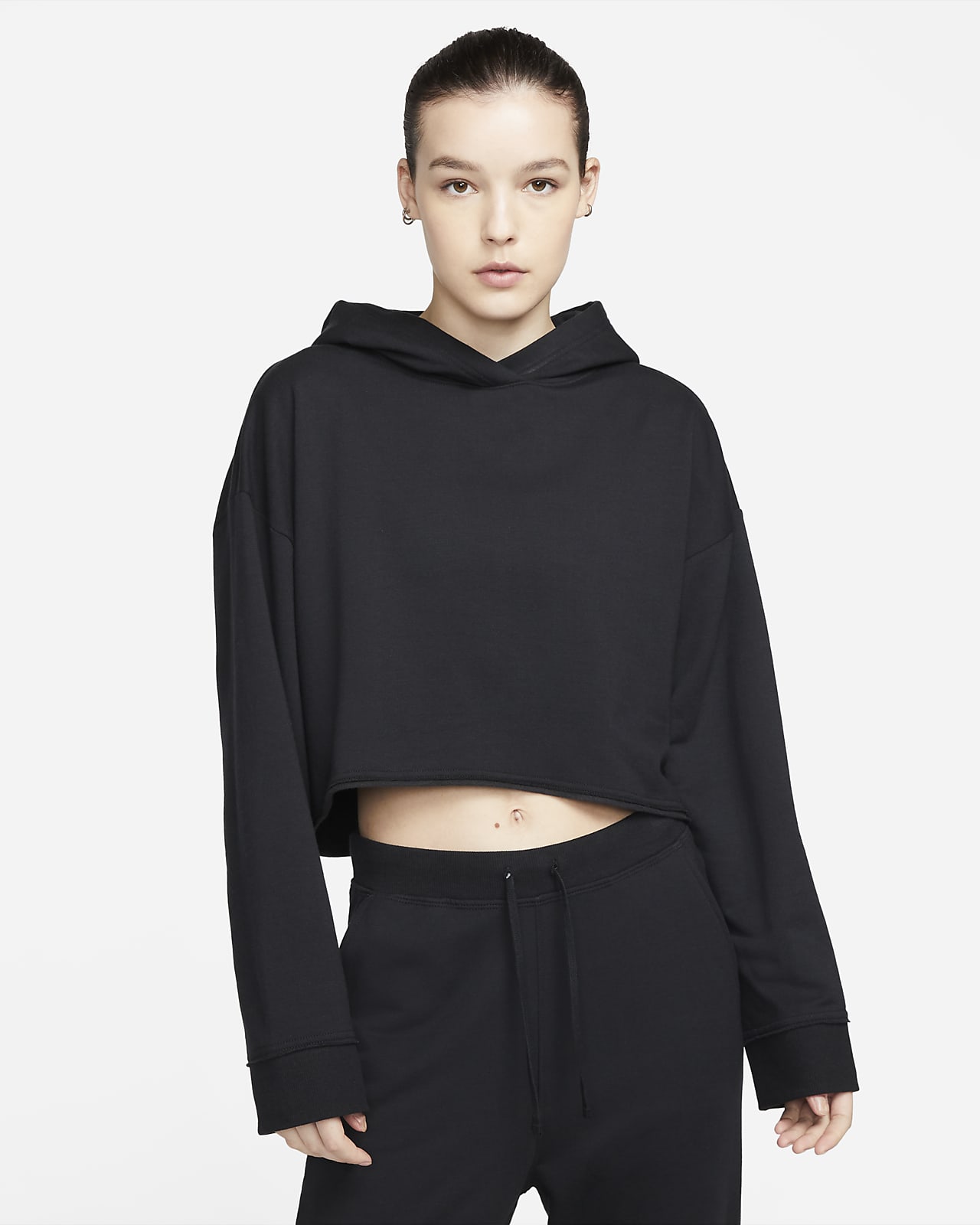 Nike on sale cropped hoodie