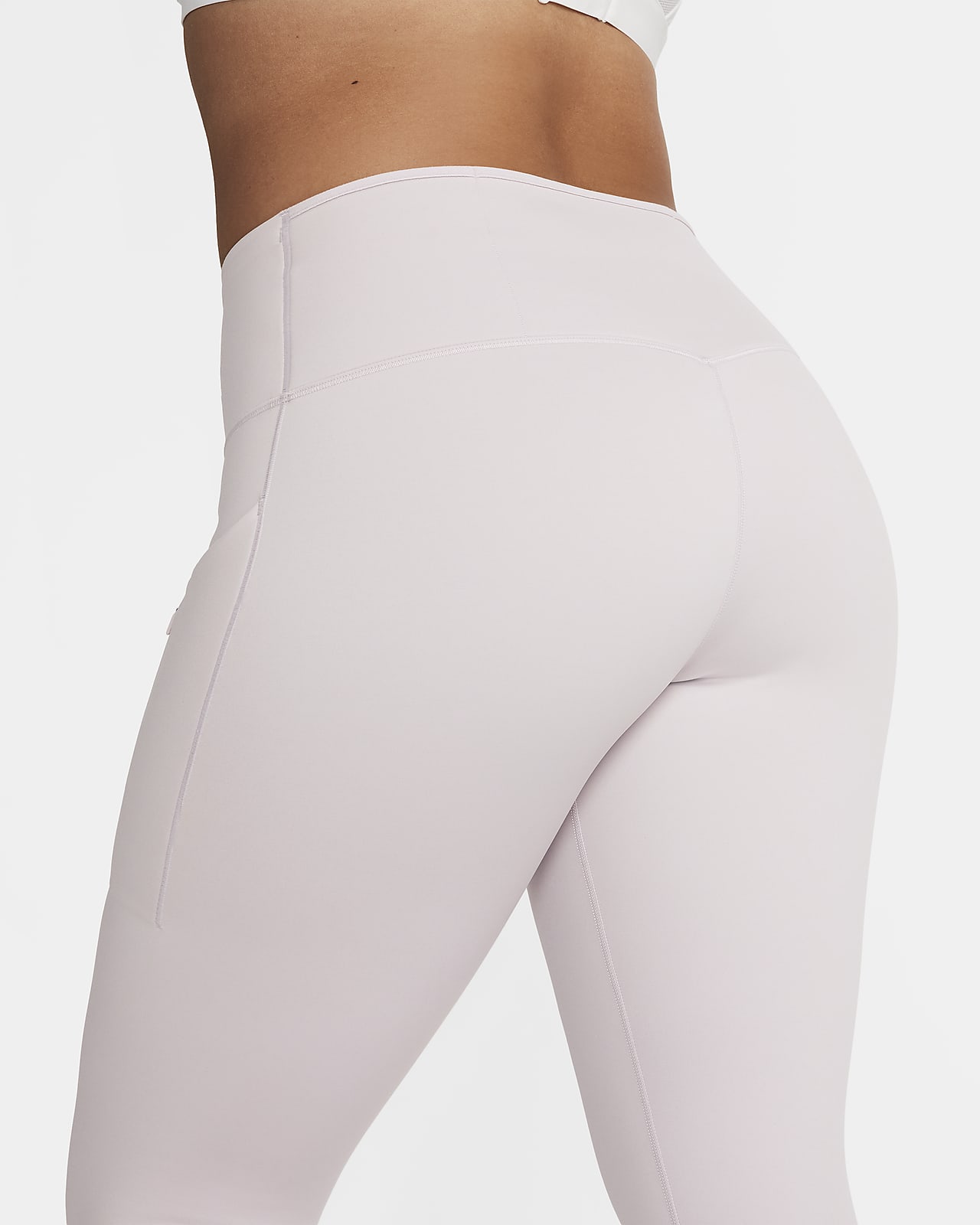 Nike Go Women's Therma-FIT High-Waisted 7/8 Leggings with Pockets. Nike LU