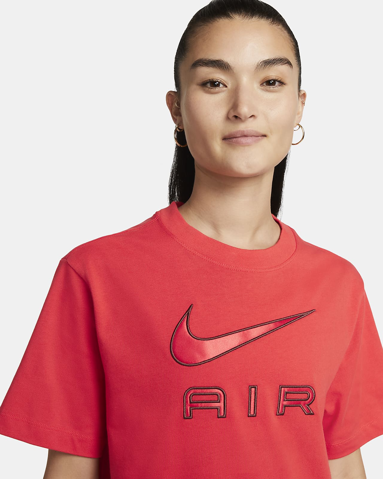 nike air t shirt red