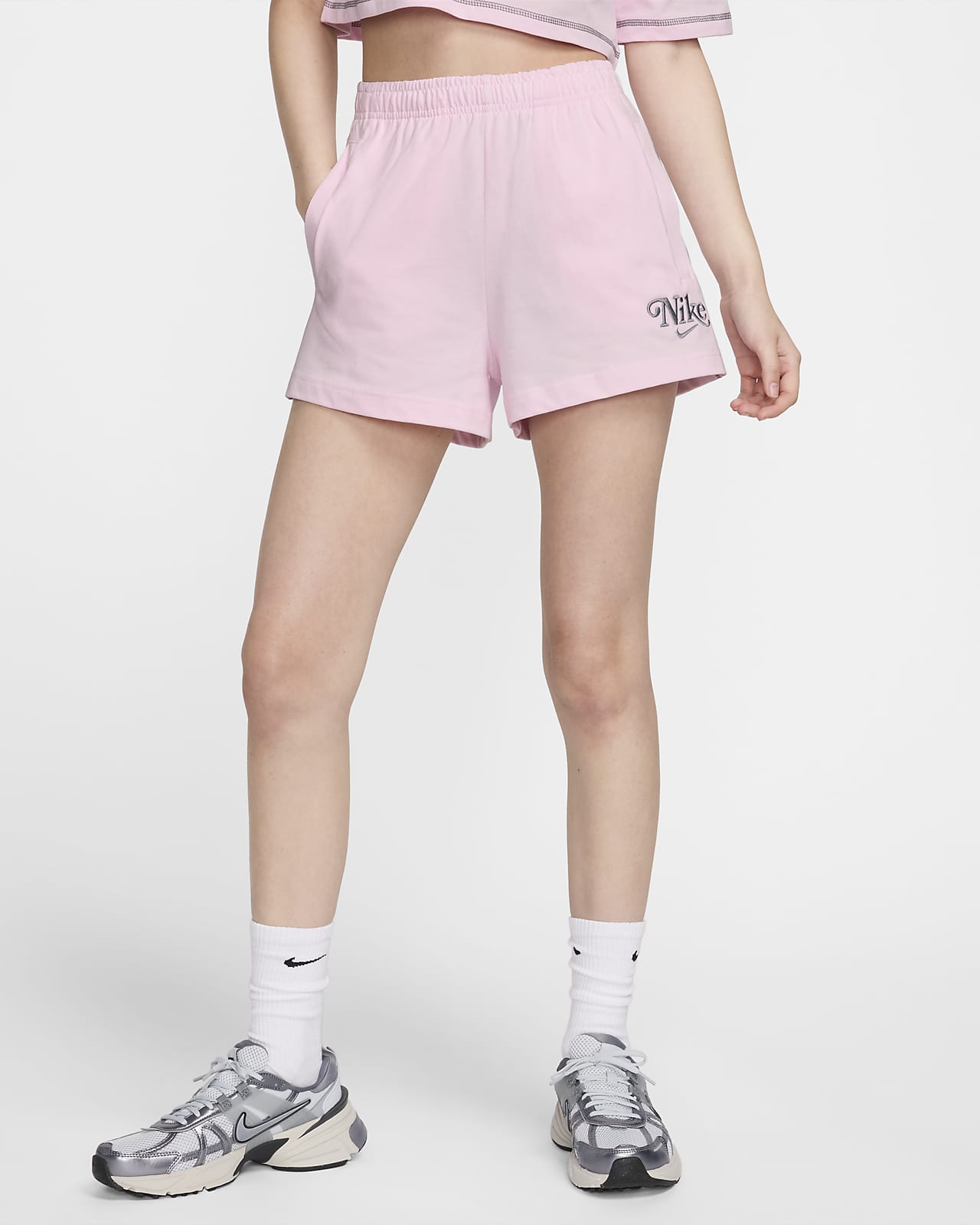 Nike Sportswear Pantalons curts de punt - Dona