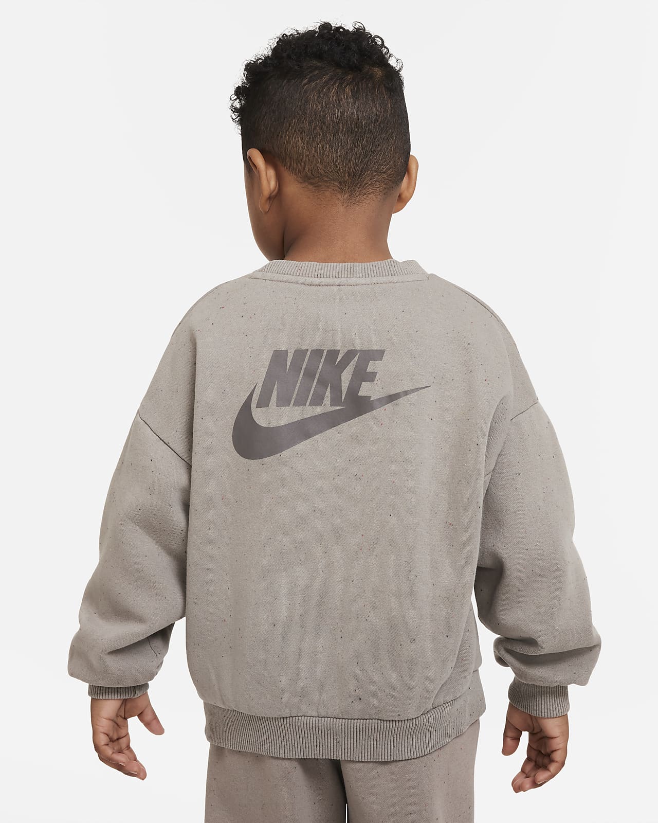 Nike Sportswear Icon Fleece Crew Little Kids' Crew Top.
