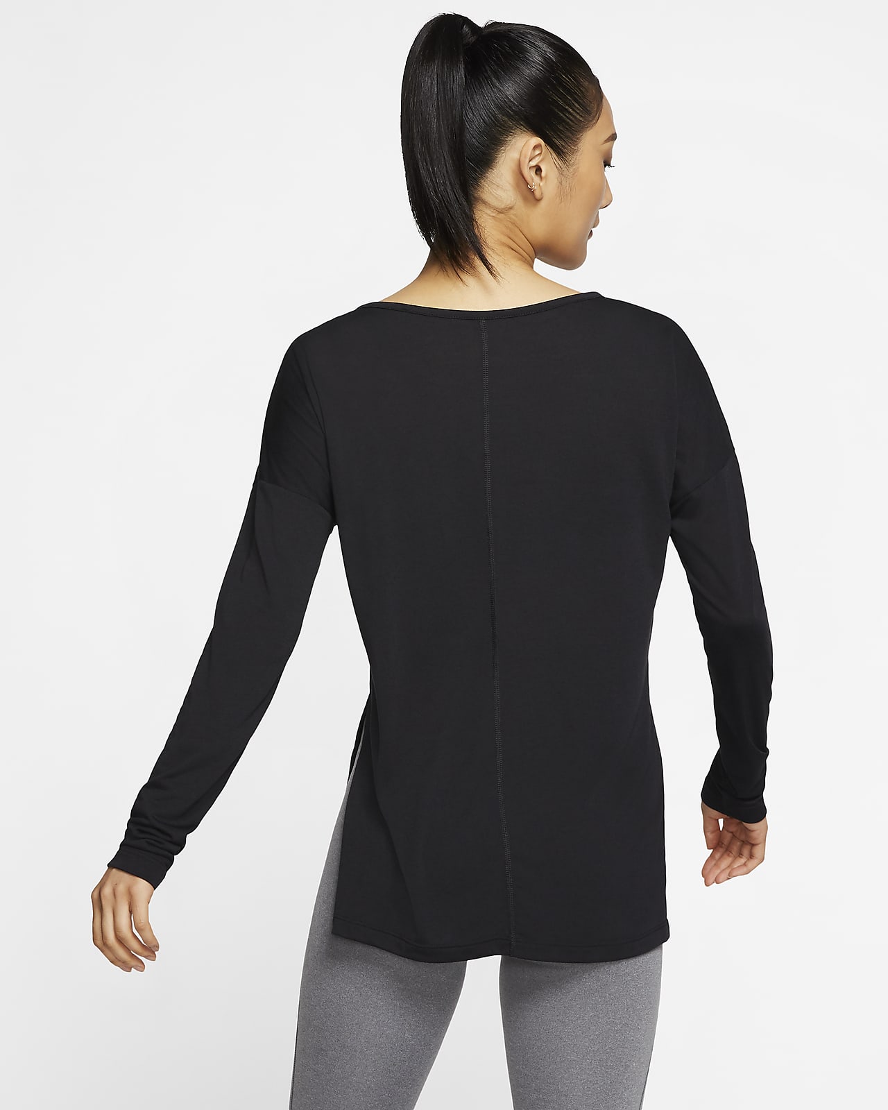 nike black long sleeve women's