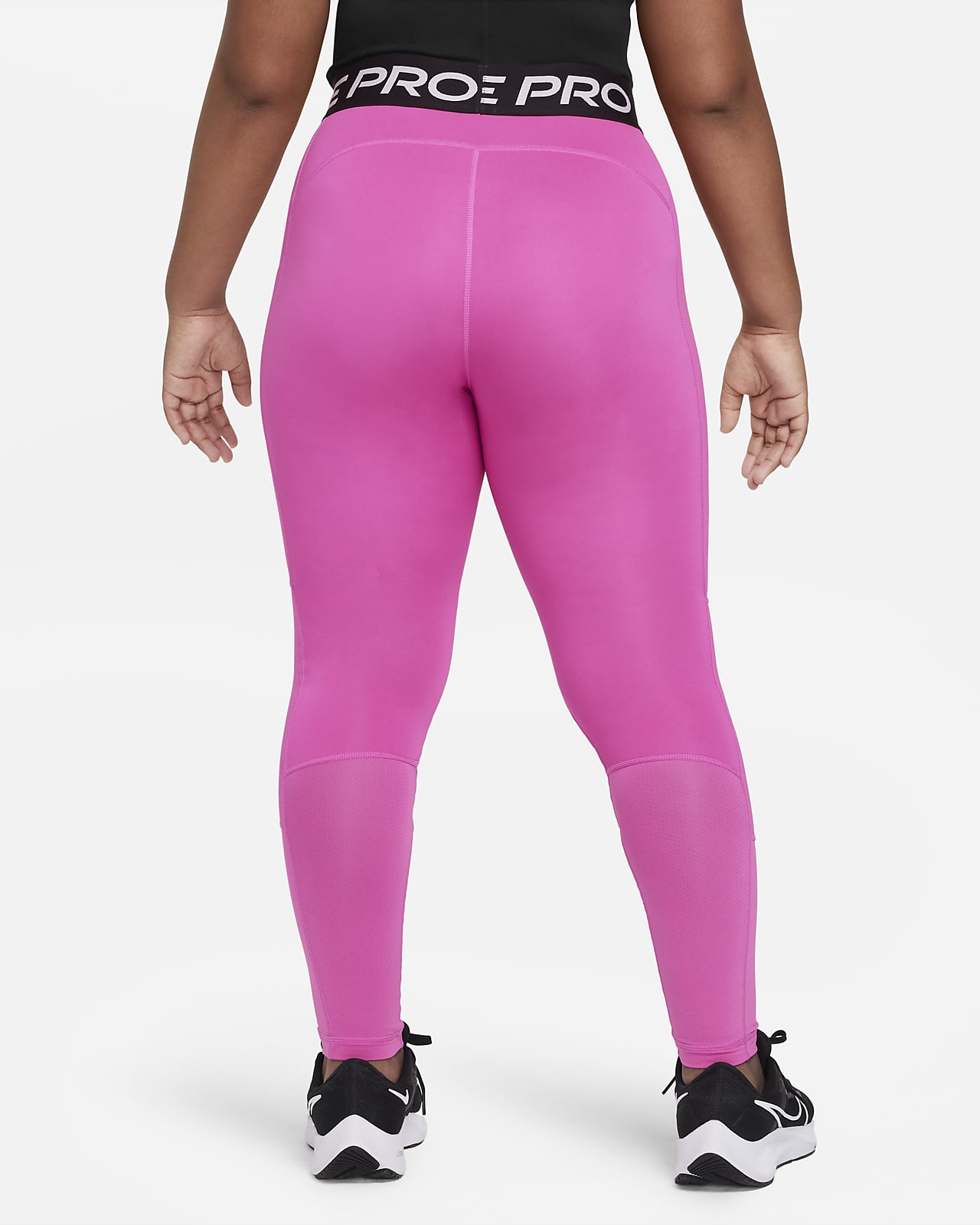 Nike Pro Older Kids' (Girls') Leggings (Extended Size). Nike AE