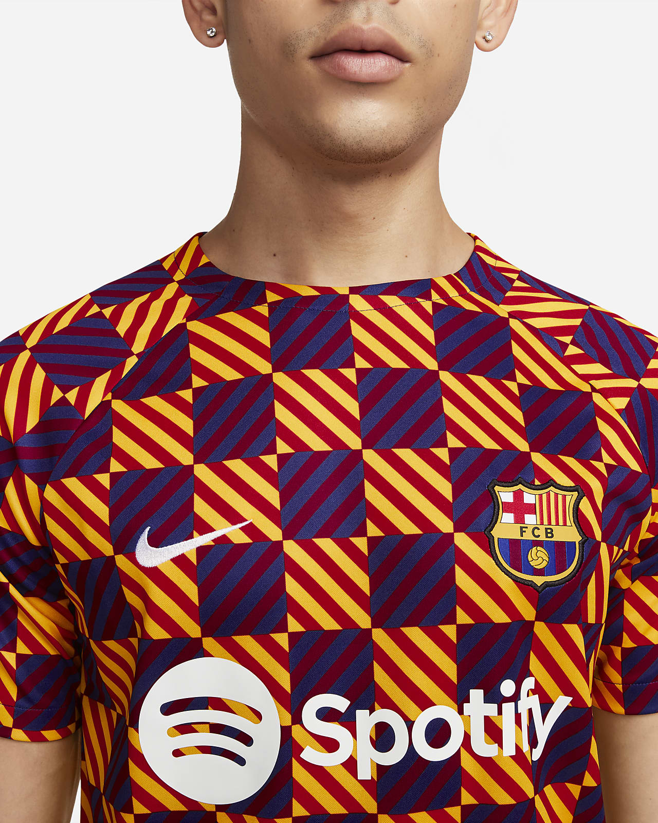 Camiseta Nike Barcelona 21 22 niño Dri-Fit ADV Match