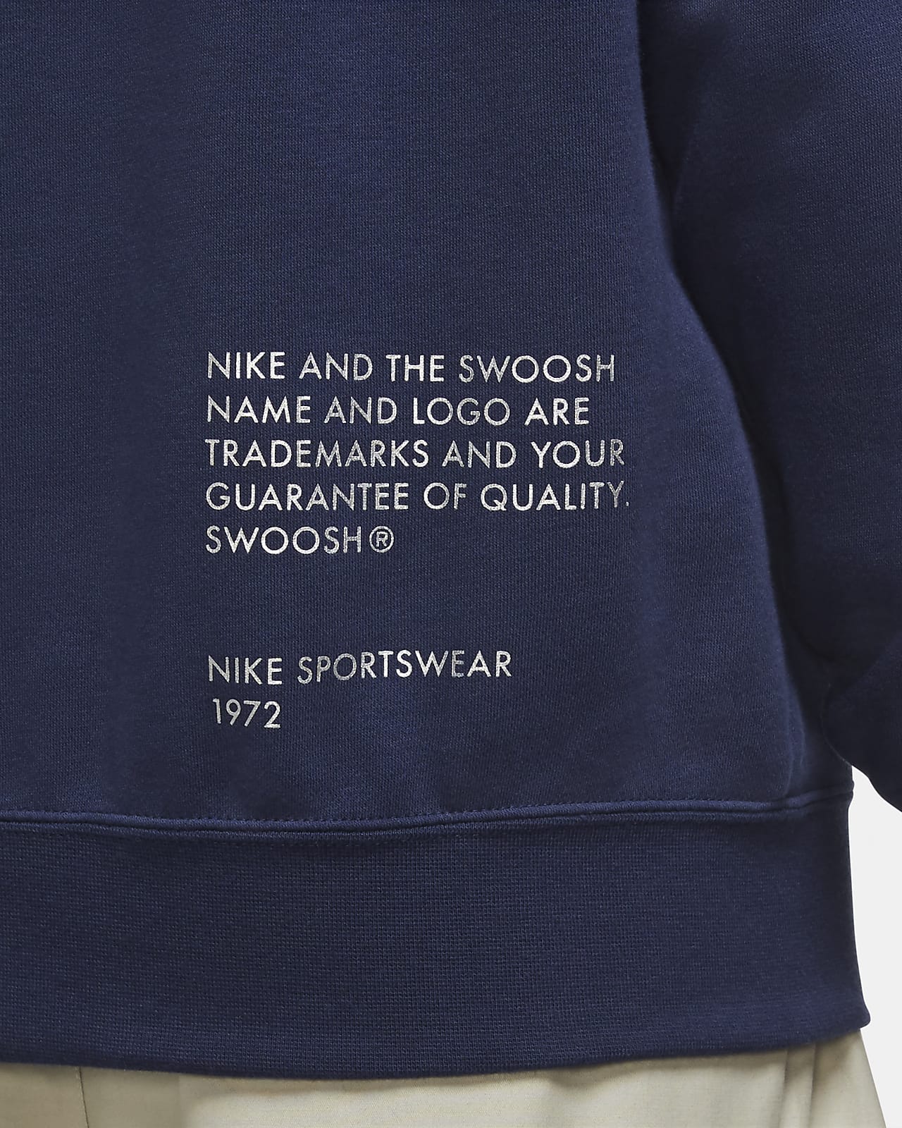 Nike Sportswear Swoosh Herren Hoodie. Nike AT Nike Sportswear Sweatshirt 'SWOOSH' Herren, Navy Rot