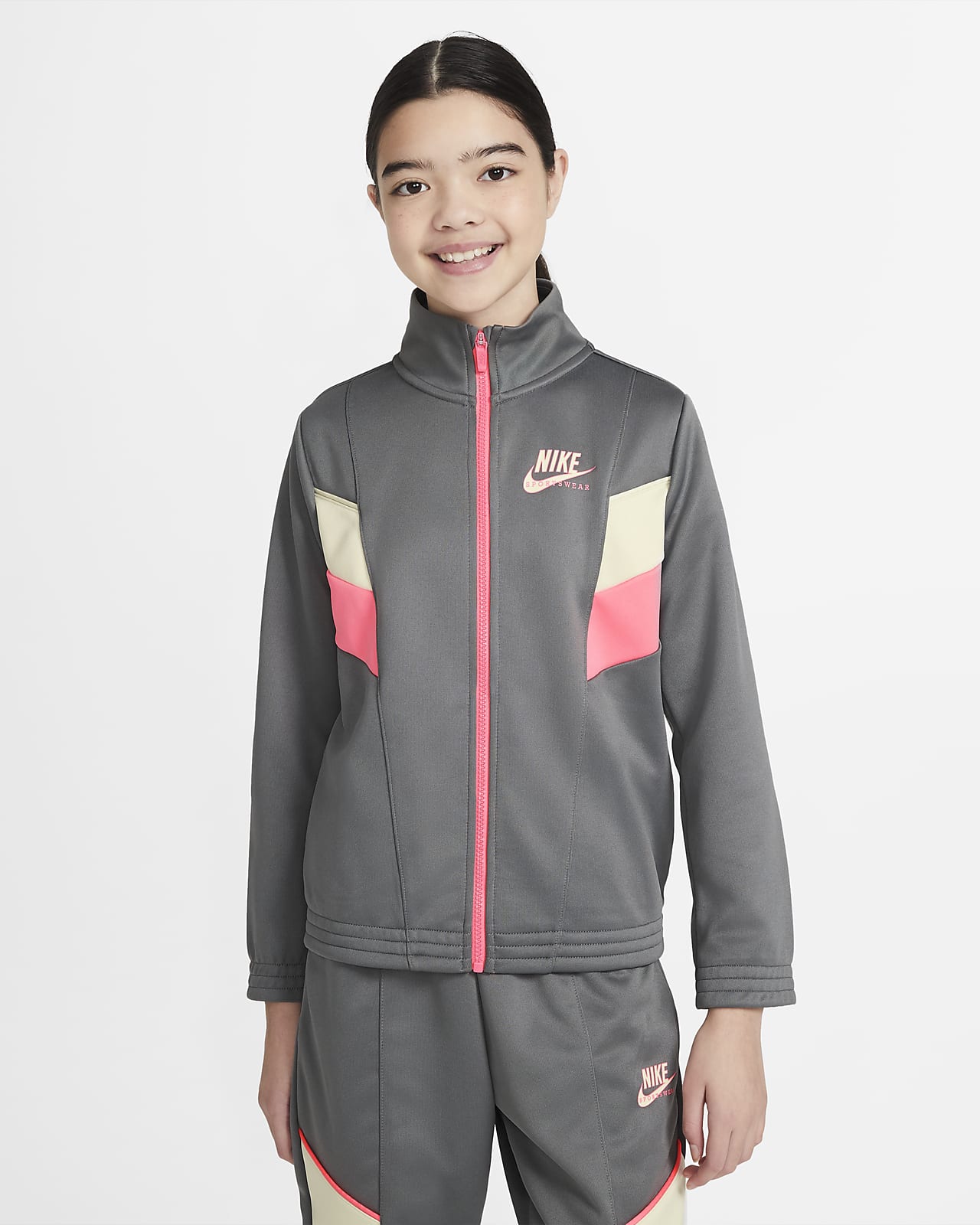 Nike公式 ナイキ スポーツウェア ヘリテージ ジュニア ガールズ フルジップ ジャケット オンラインストア 通販サイト