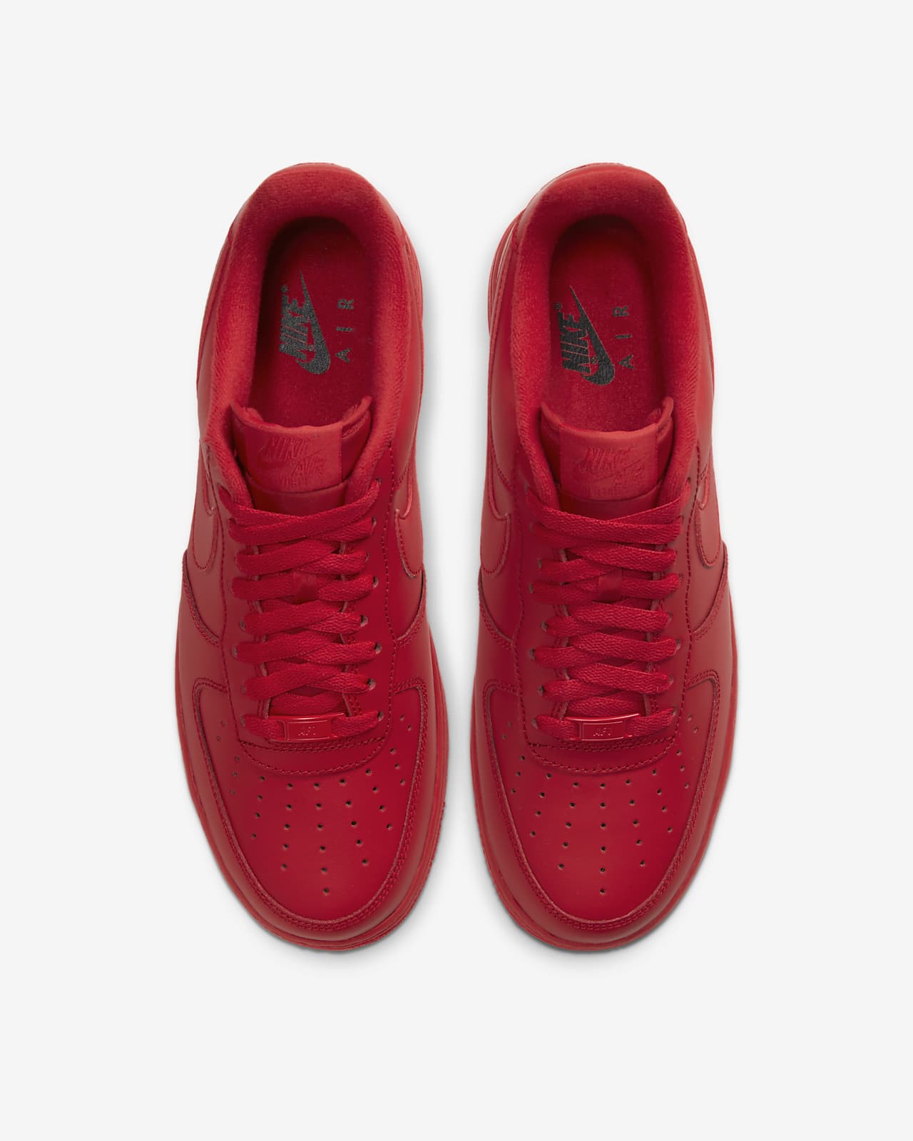 mens all red air force 1