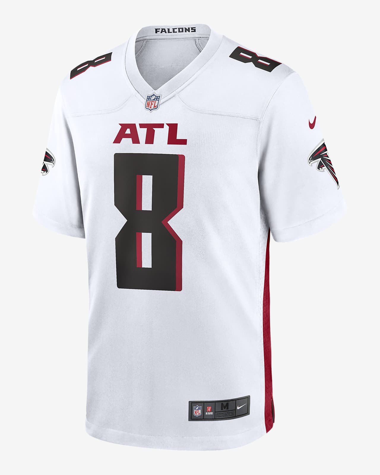 Men's Nike Kyle Pitts White Atlanta Falcons Game Player Jersey