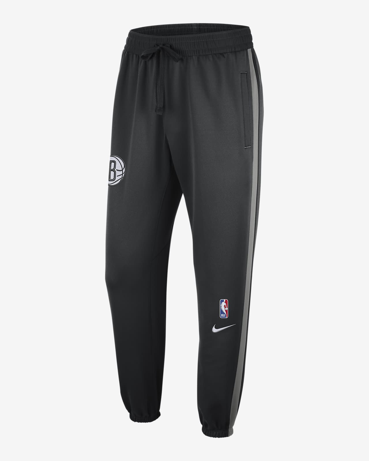 NBA-byxor Brooklyn Nets Showtime Nike Dri-FIT för män
