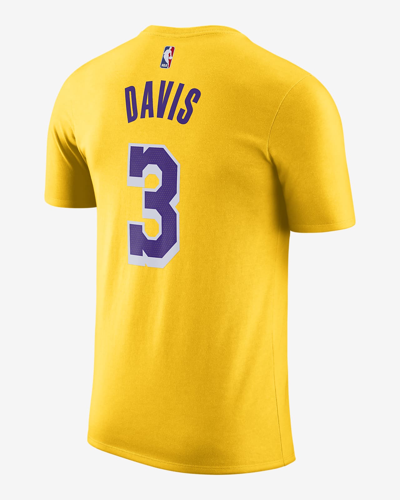 Nike NBA Los Angeles Lakers Essential Dri-Fit Yellow T-Shirt - NBA