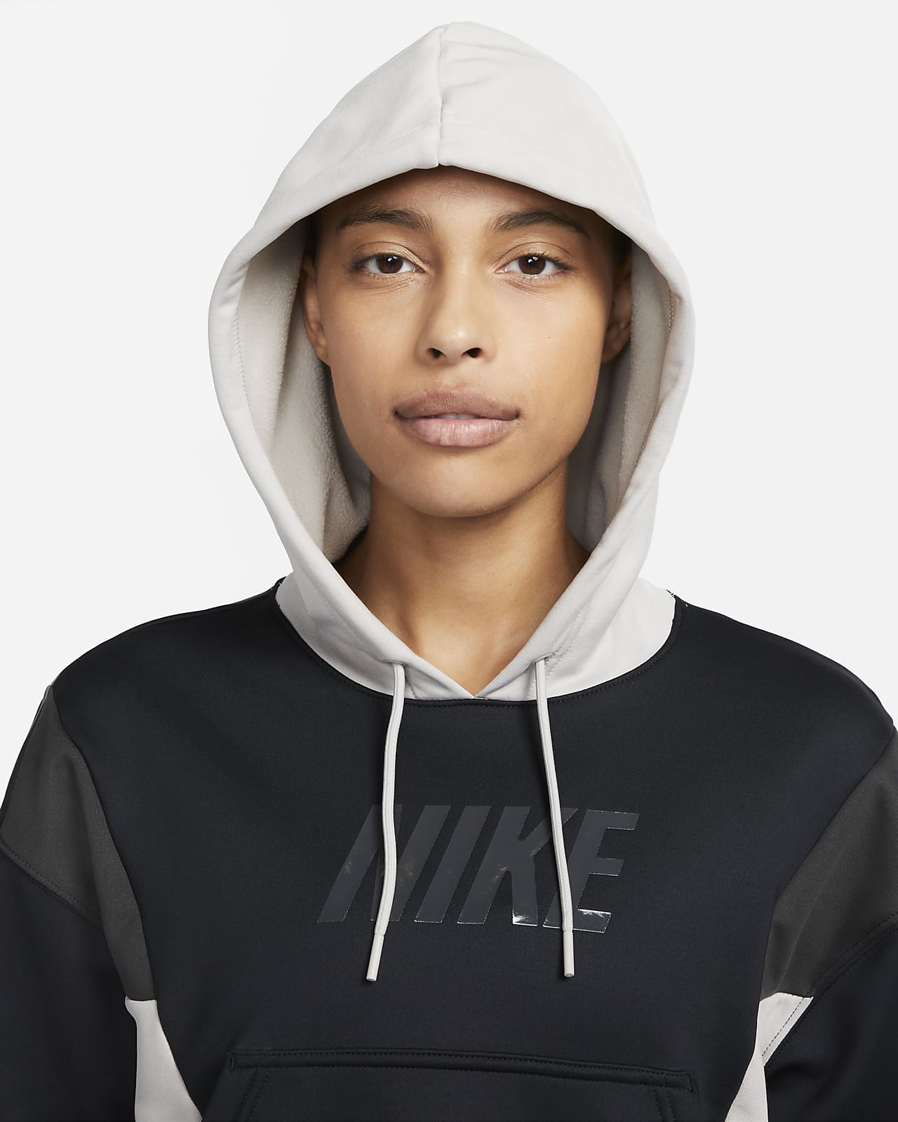 colour block hoodie nike