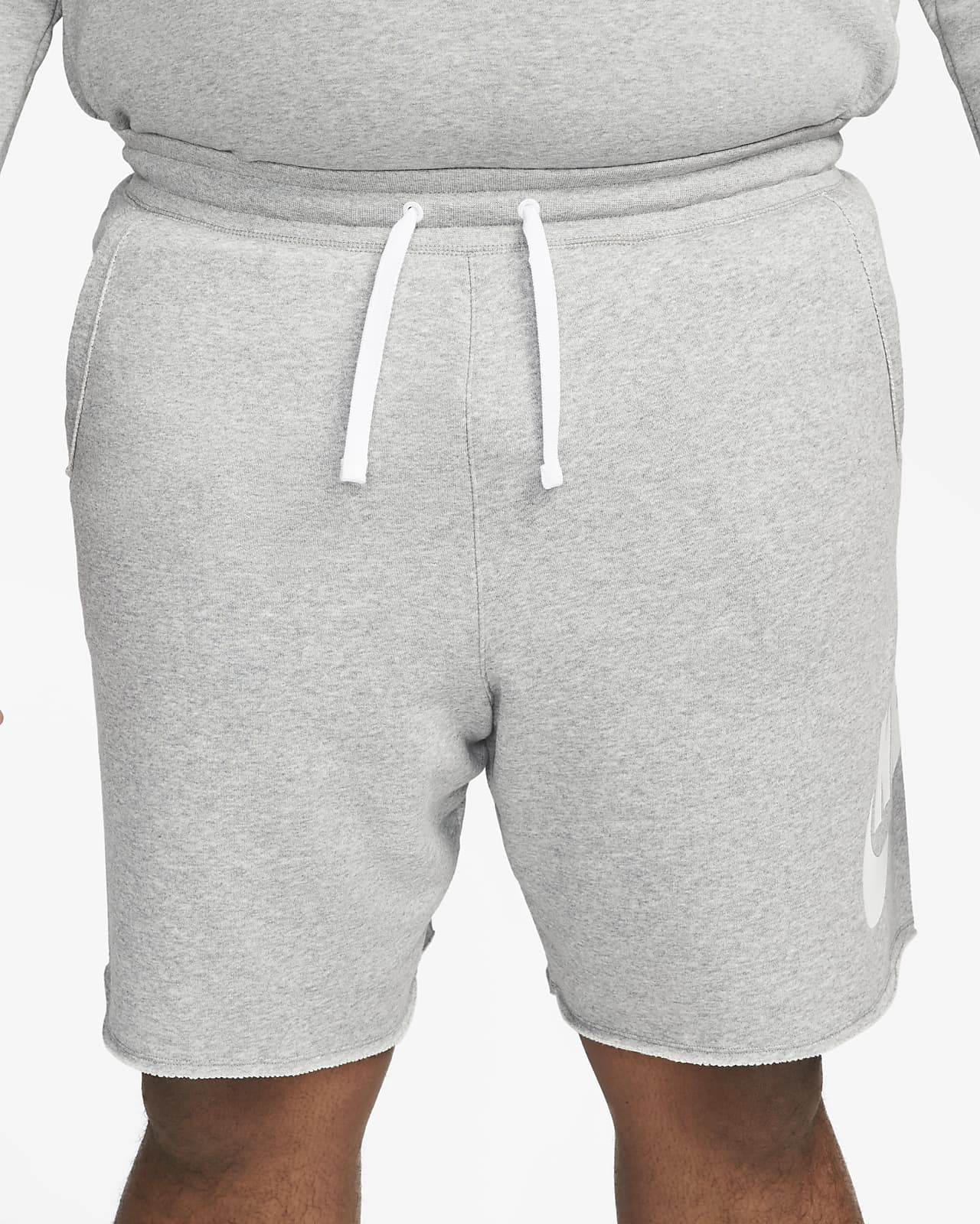 Gray nike best sale shorts mens