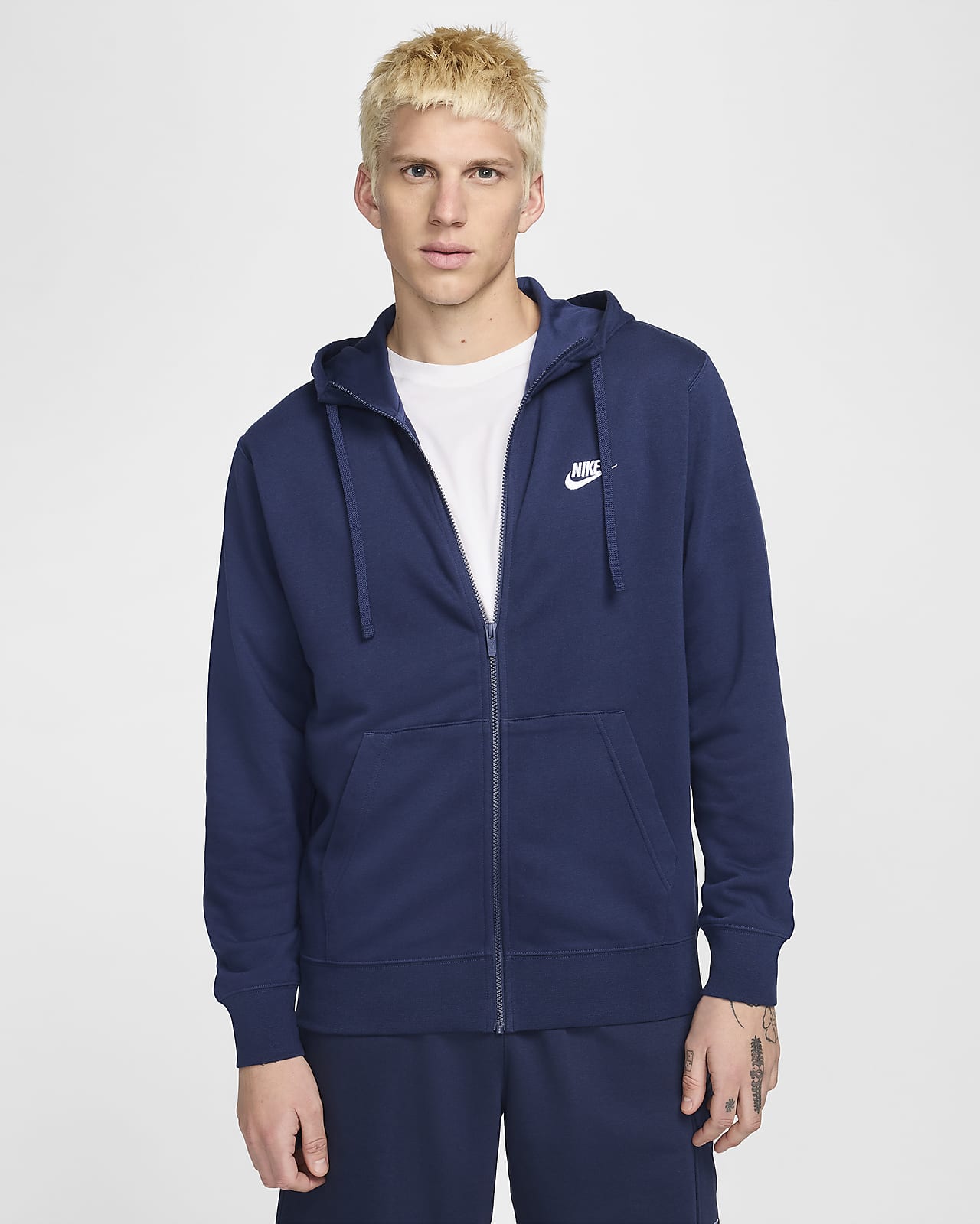 Nike Sportswear Club hoodie met rits voor heren
