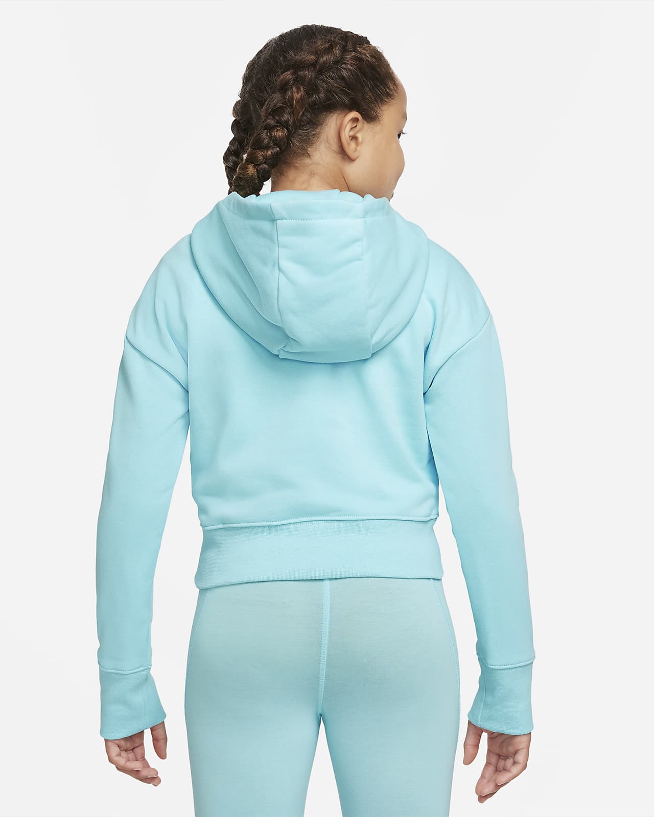 girls teal hoodie