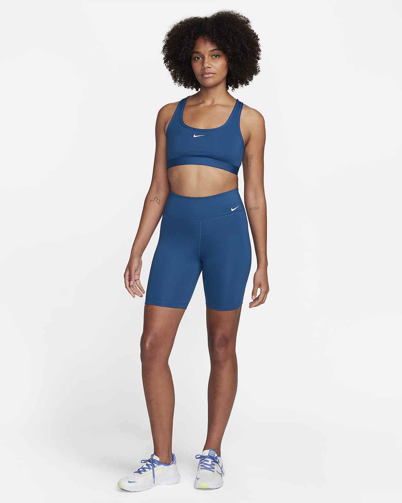 Nike One Women's Mid-Rise 18cm (approx.) Biker Shorts. Nike CA