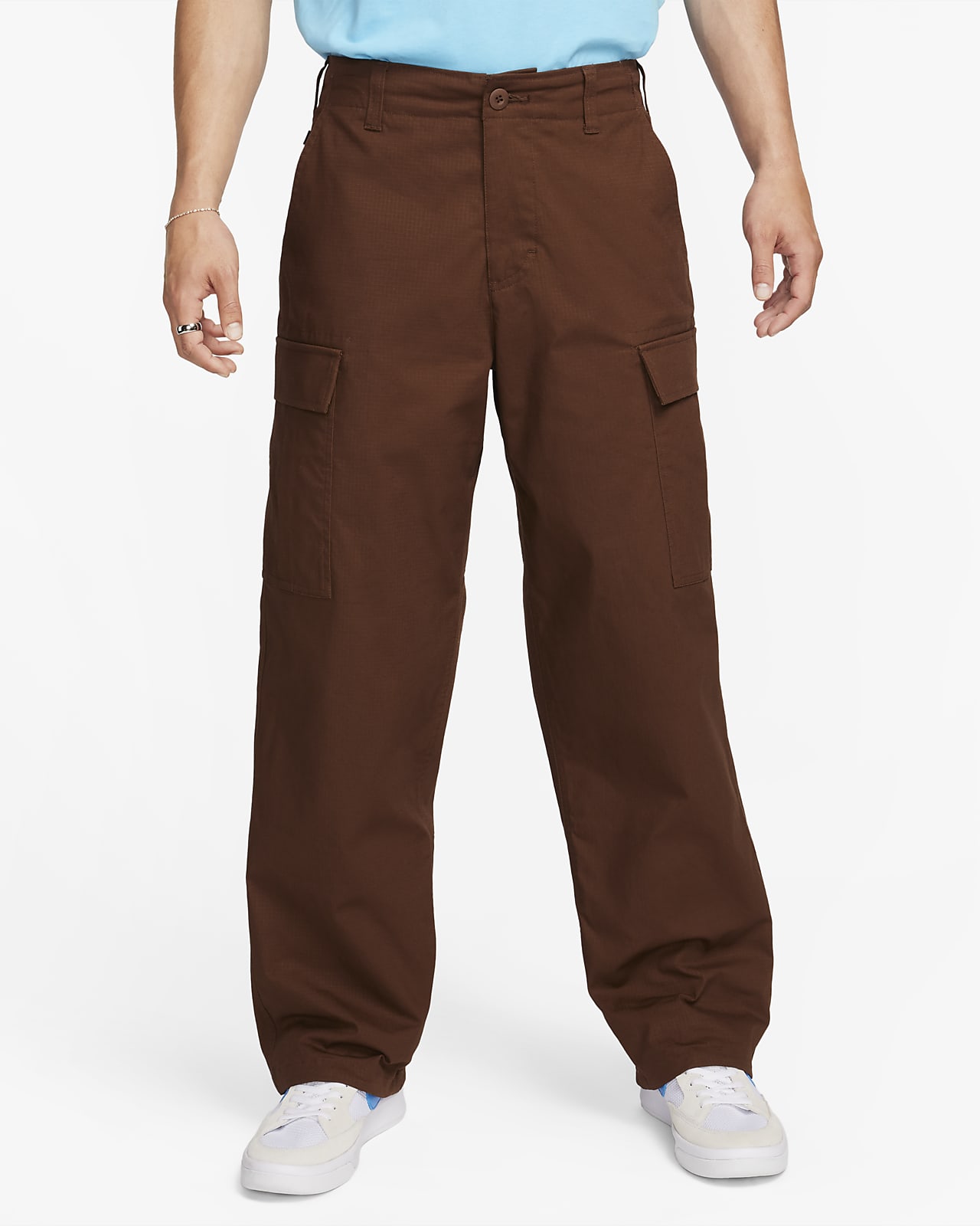 Cathery Mens Loose Comfort Solution Series Cargo Pants, Lightweight Elastic  Waist Solid Color Straight Leg Work Pants - Walmart.com