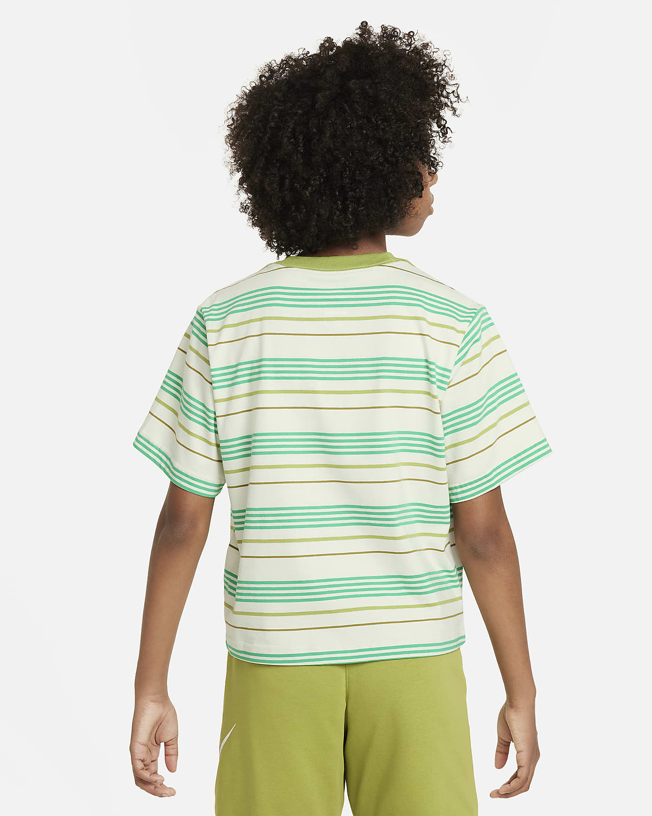 Nike Sportswear Essentials+ Big Kids\' (Girls\') Boxy T-Shirt.