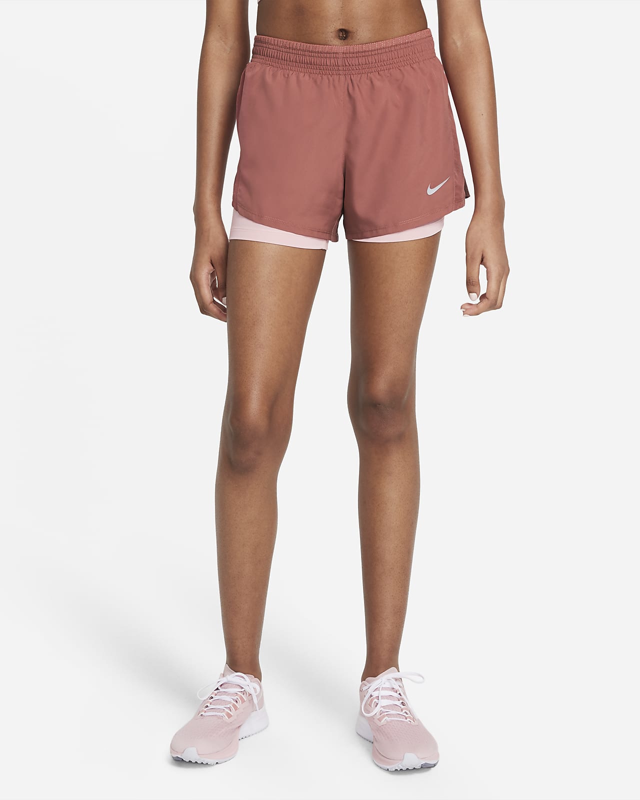 nike 2 in 1 running shorts womens