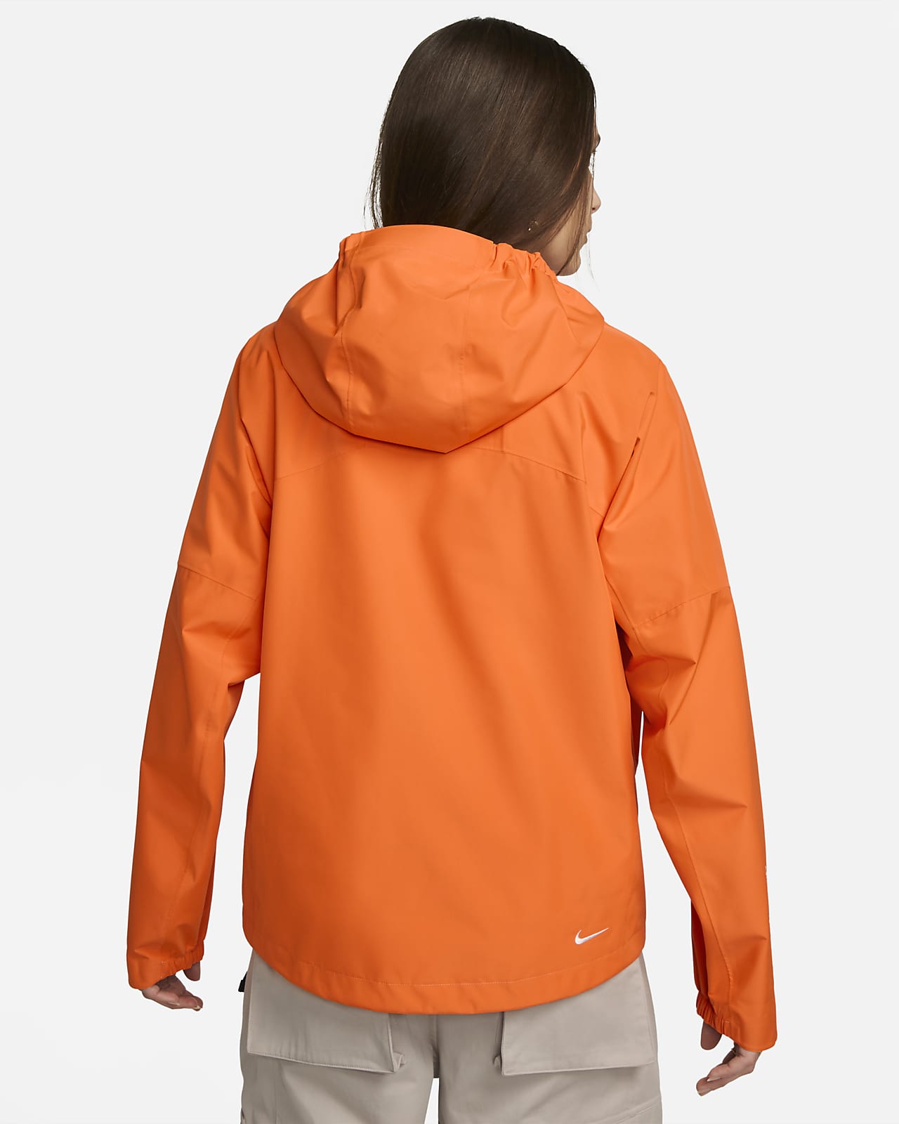 Cortavientos nike 2025 mujer naranja